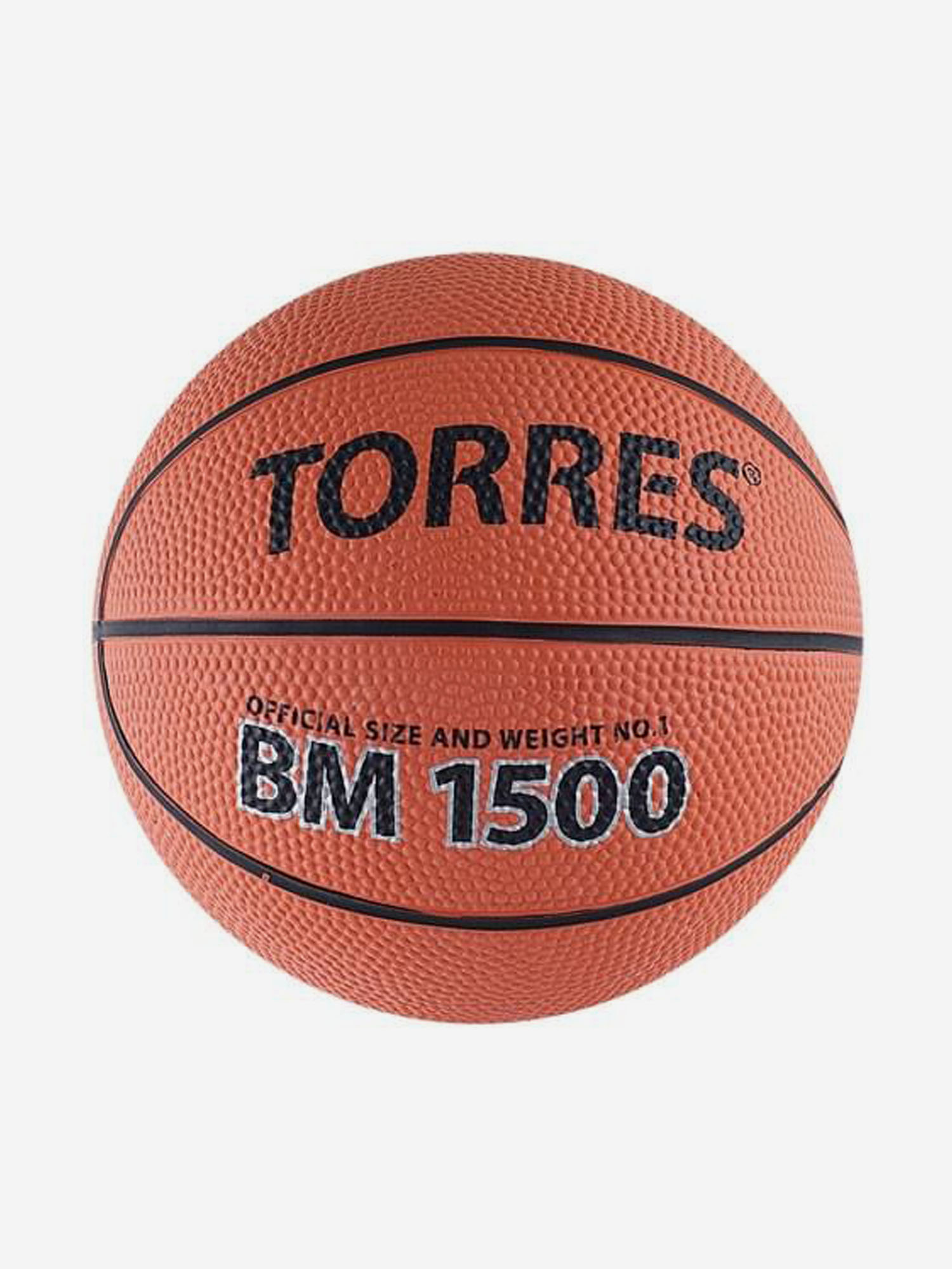 

Мяч баскетбольный сувенирный Torres BM1500 арт.B00101 р.1, Коричневый