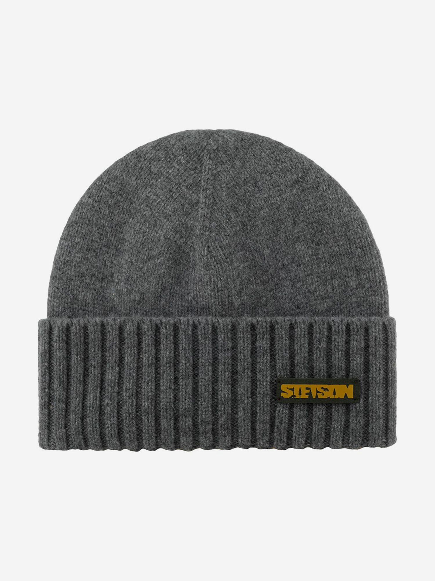 

Шапка с отворотом STETSON 8599215 BEANIE WOOL/CASHMERE (серый), Серый