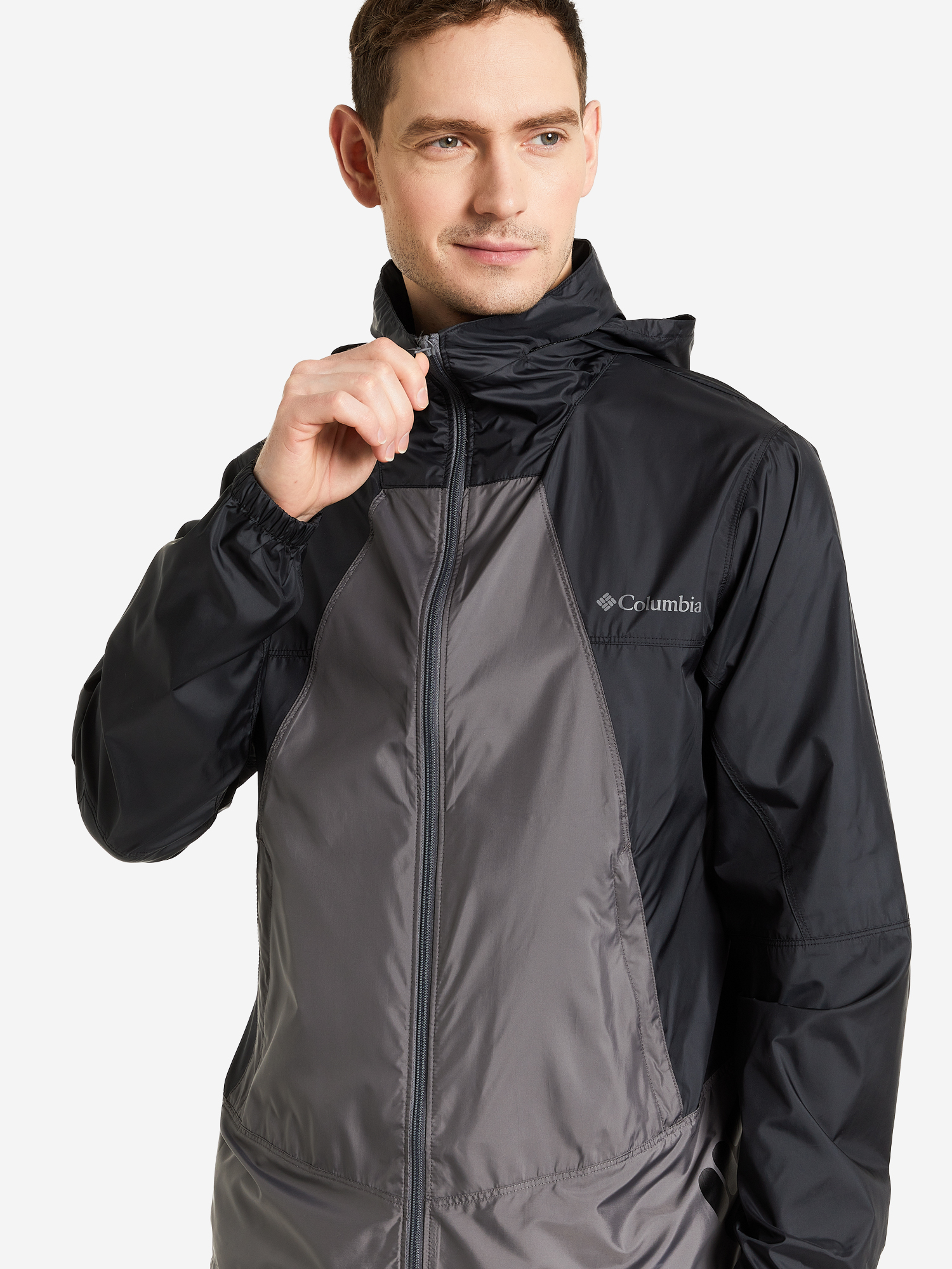 

Ветровка мужская Columbia Point Park Windbreaker, Серый