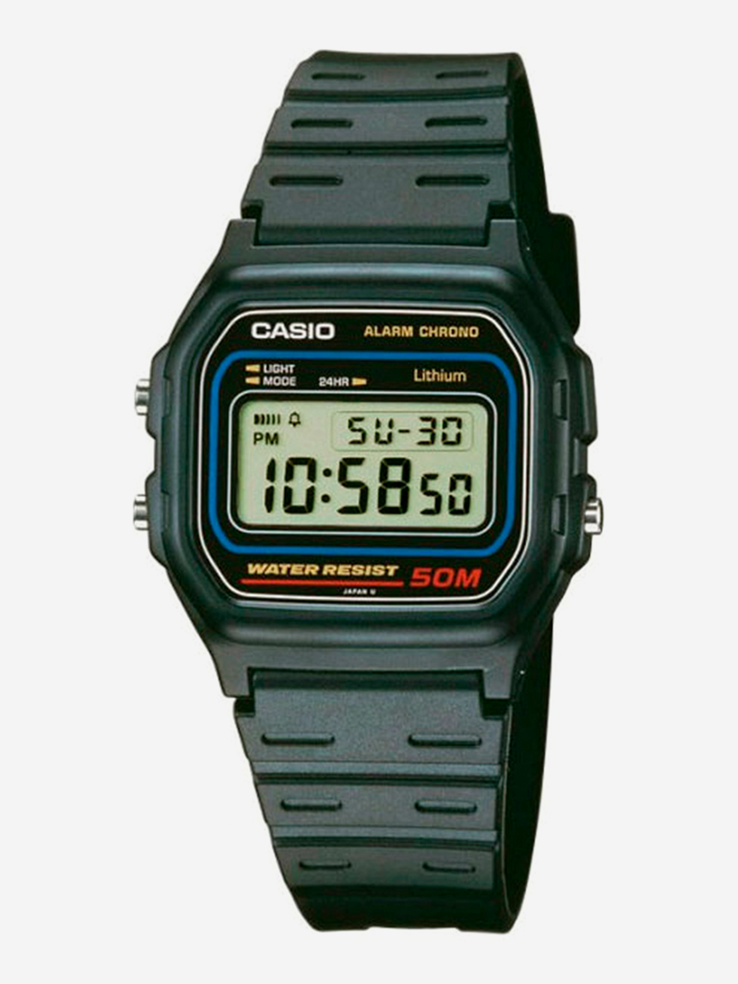 

Наручные часы Casio W-59-1E, Черный