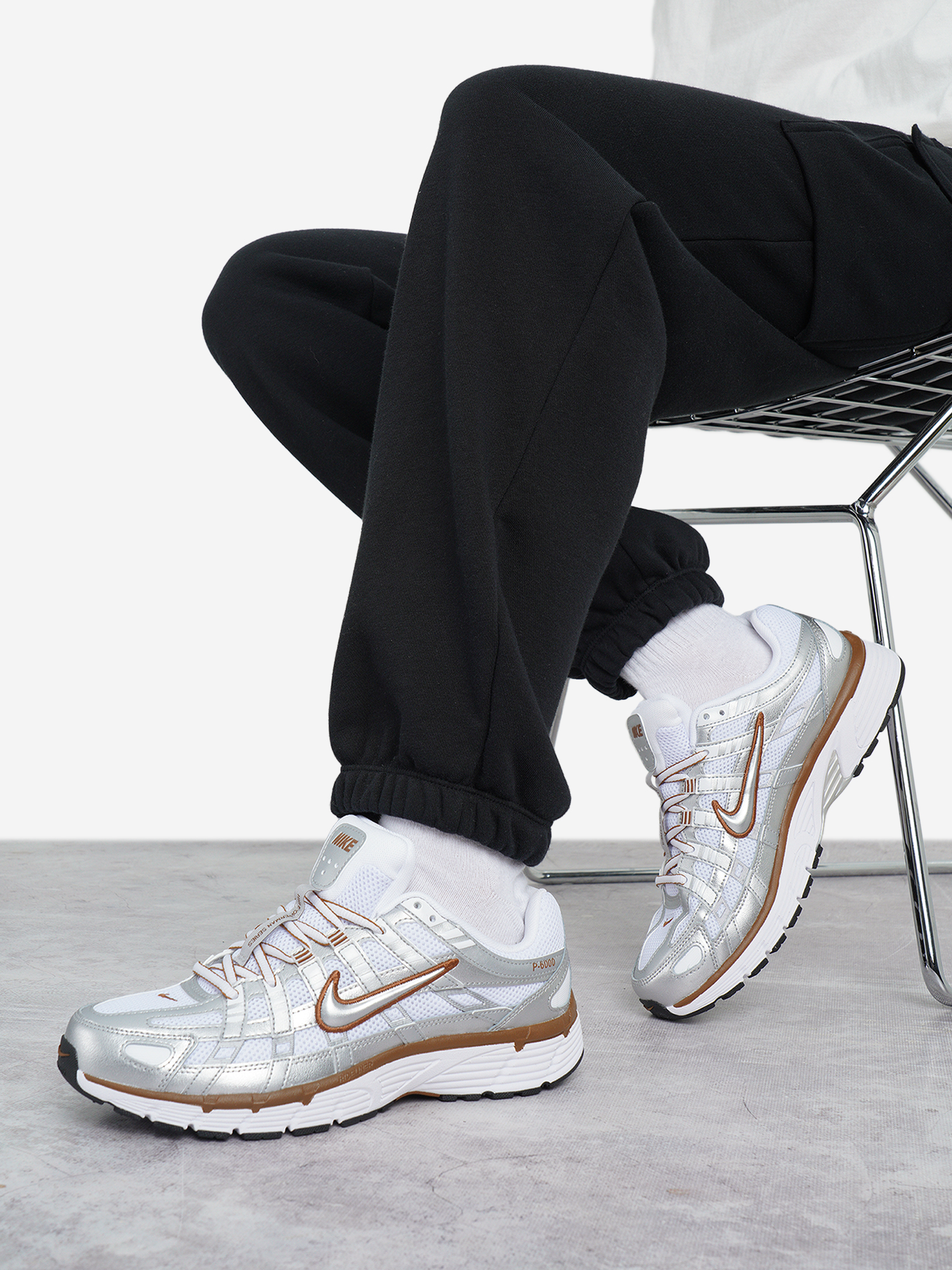 Кроссовки Nike P-6000, серый, арт. bv1021