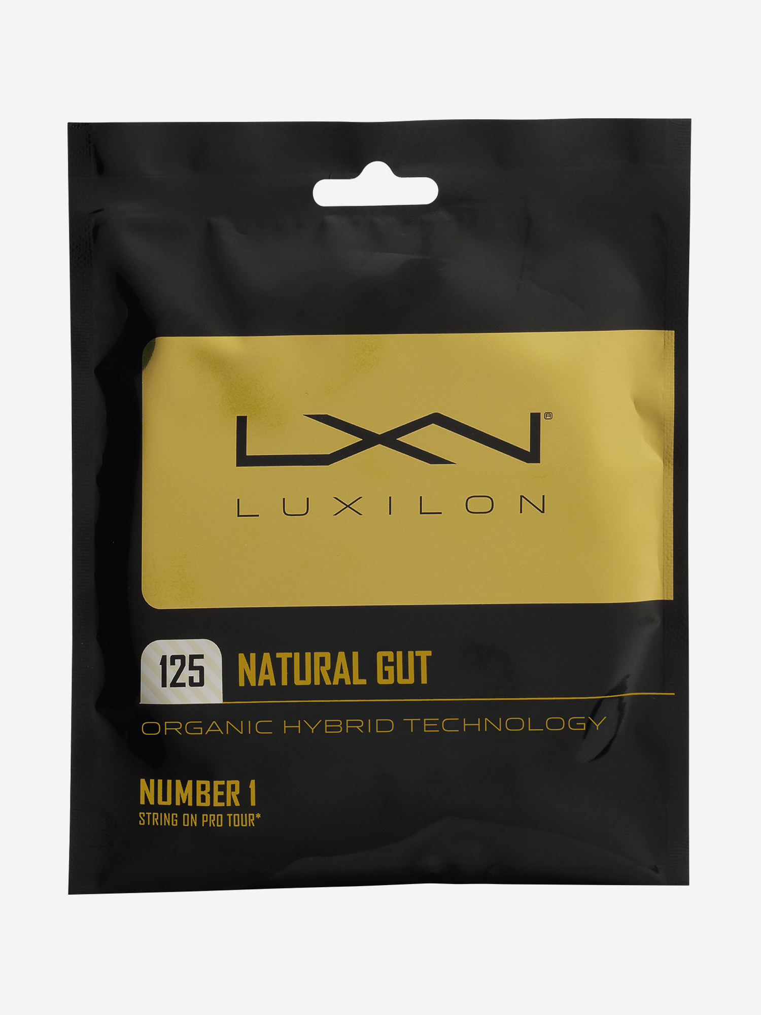 

Струна для большого тенниса Wilson Luxilon Nat Gut 125, Черный