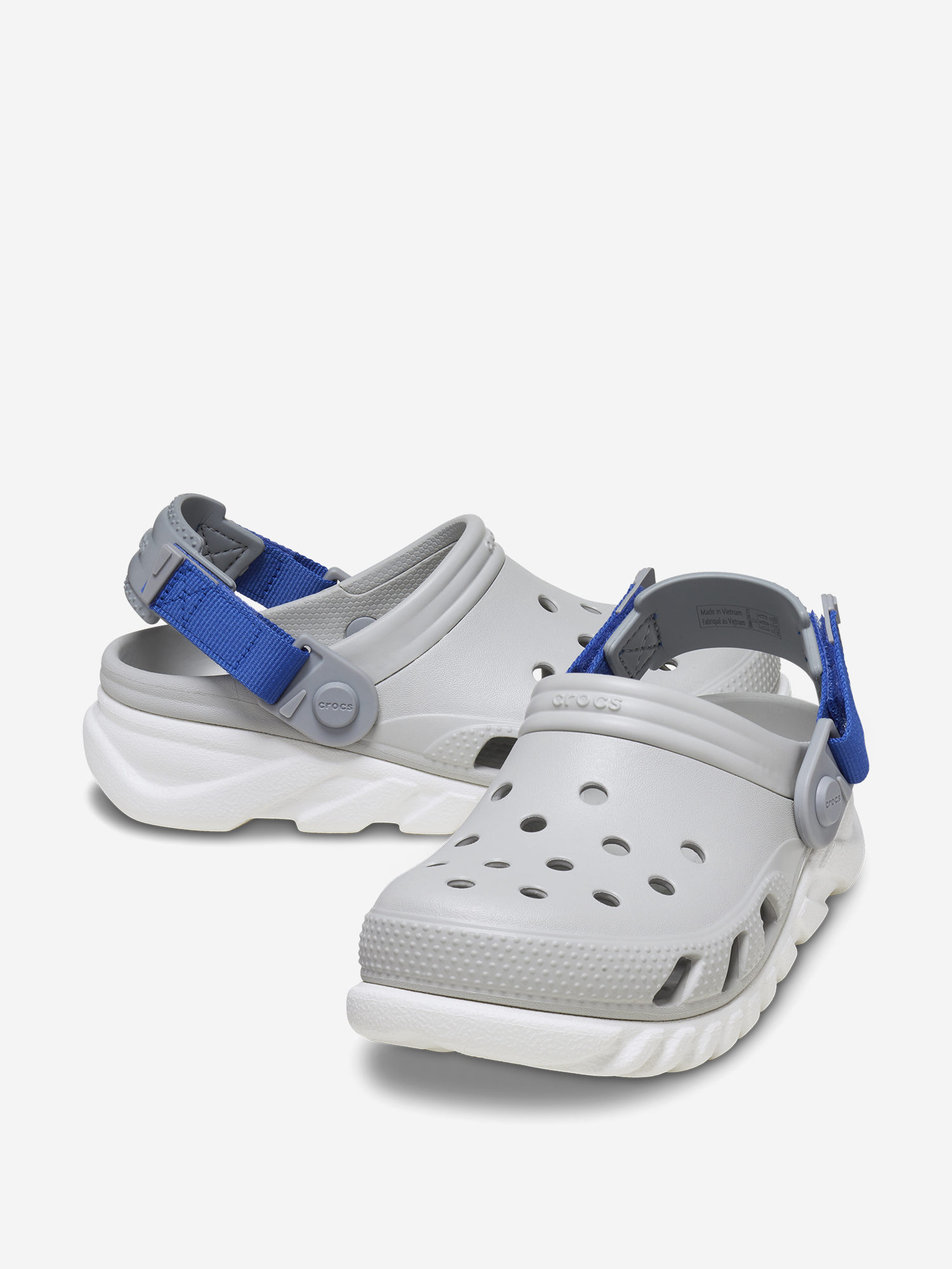 Сабо детские Crocs Duet Max Ii Clog K, Серый 208774C1G-1FT, размер 37-38 - фото 4