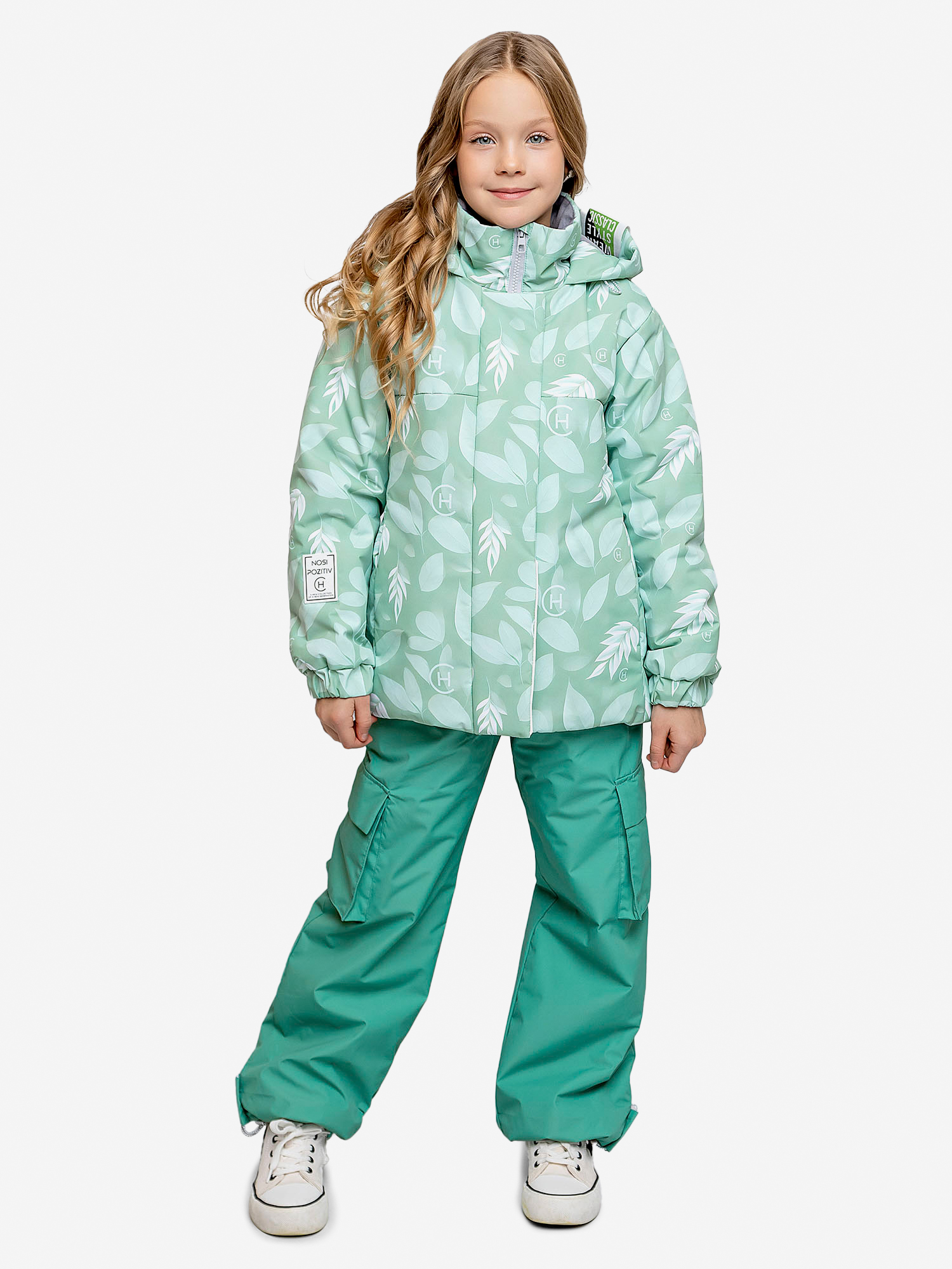 Изображение товара Костюм демисезонный для девочки batik Лайза персидский зелёный, Персидский зеленый