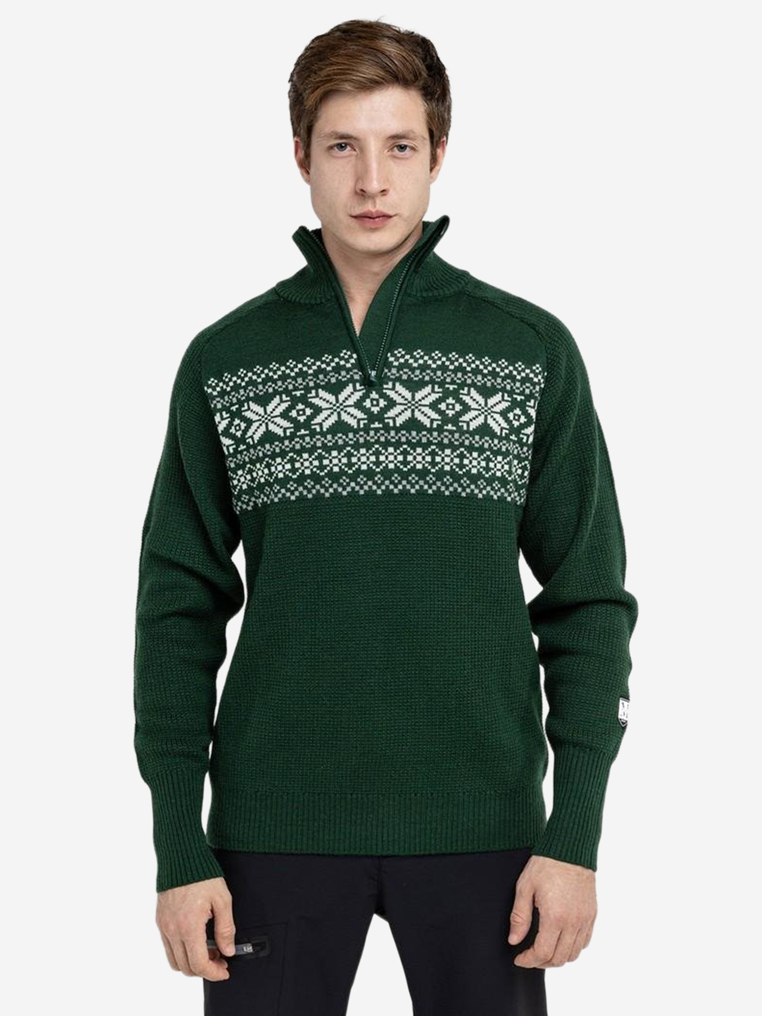 Изображение товара Мужской всесезонный свитер Moax Tirvas из 100% шерсти, логотип