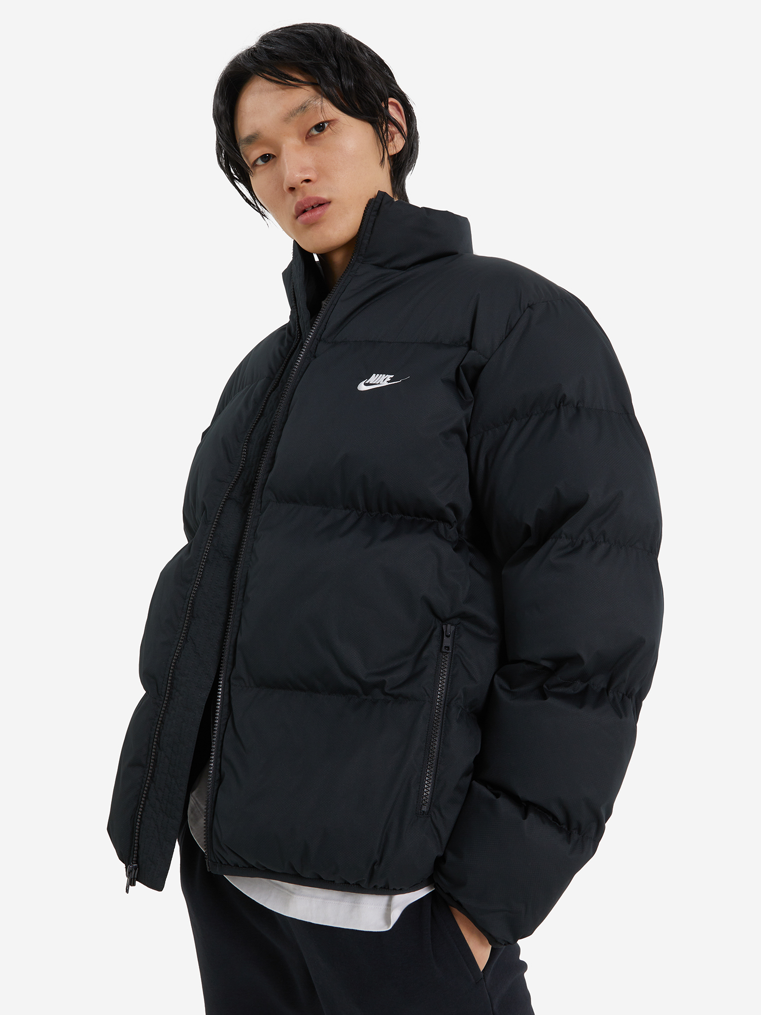 

Куртка утепленная мужская Nike M NK CLUB PUFFER JKT, Черный