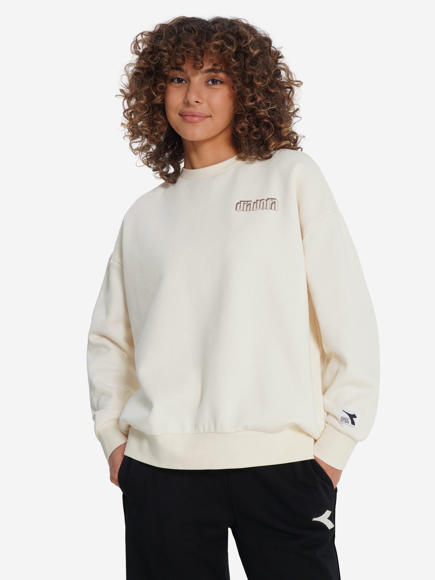 Свитшот Diadora, бежевый, арт. 502.182322d07-20009