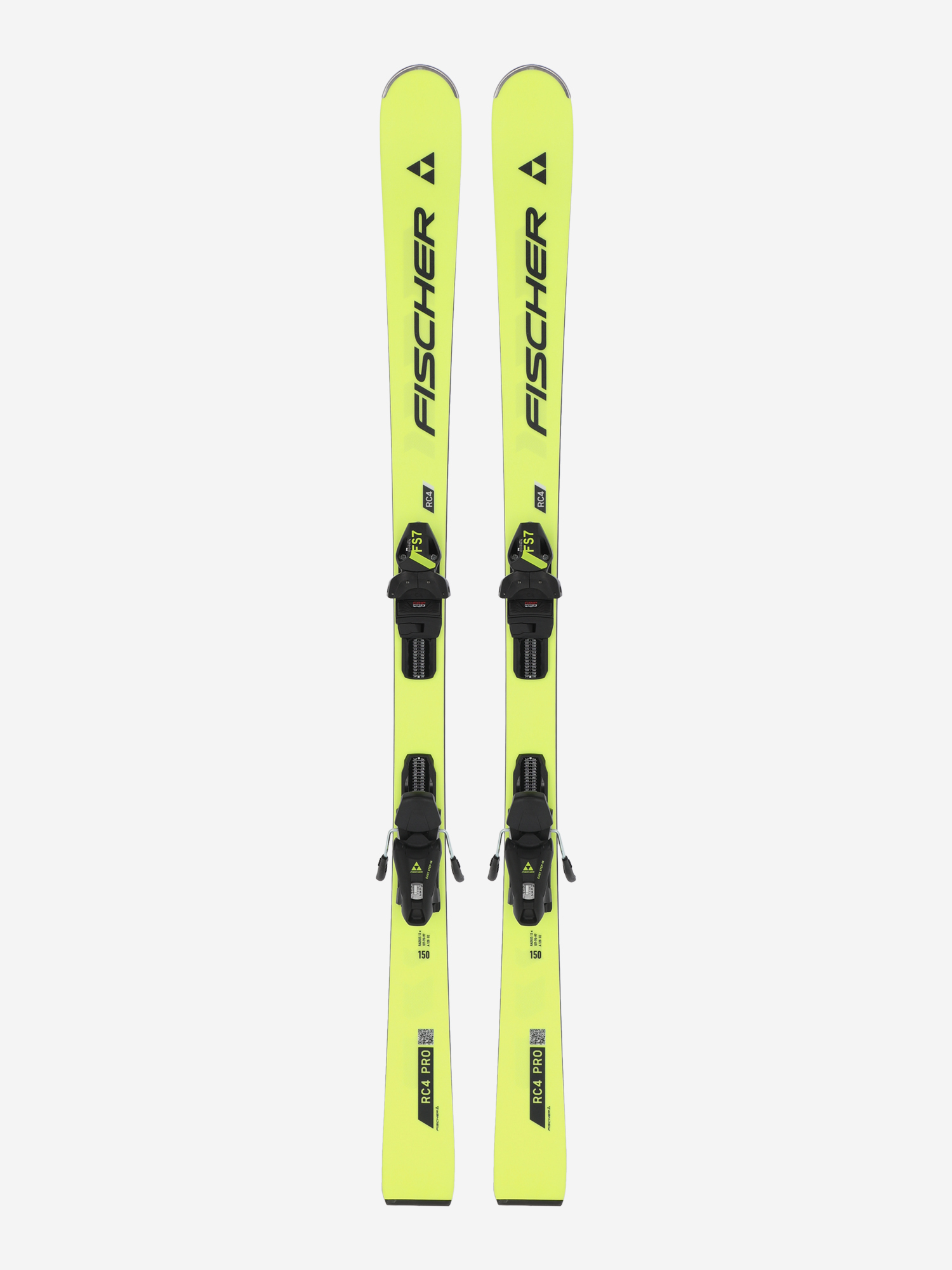 

Горные лыжи детские Fischer RC4 Pro + крепления FS 7, Желтый