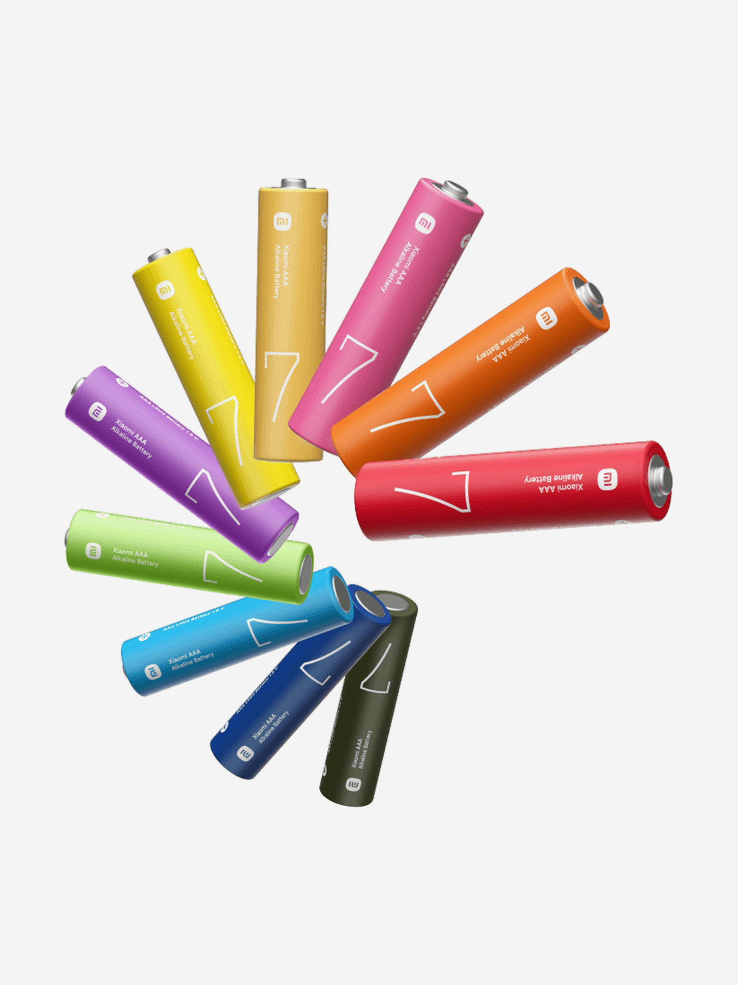 

Батарейки щелочные Xiaomi AAA Rainbow Batteries LR03 BHR5394GL, 10 шт., Оранжевый