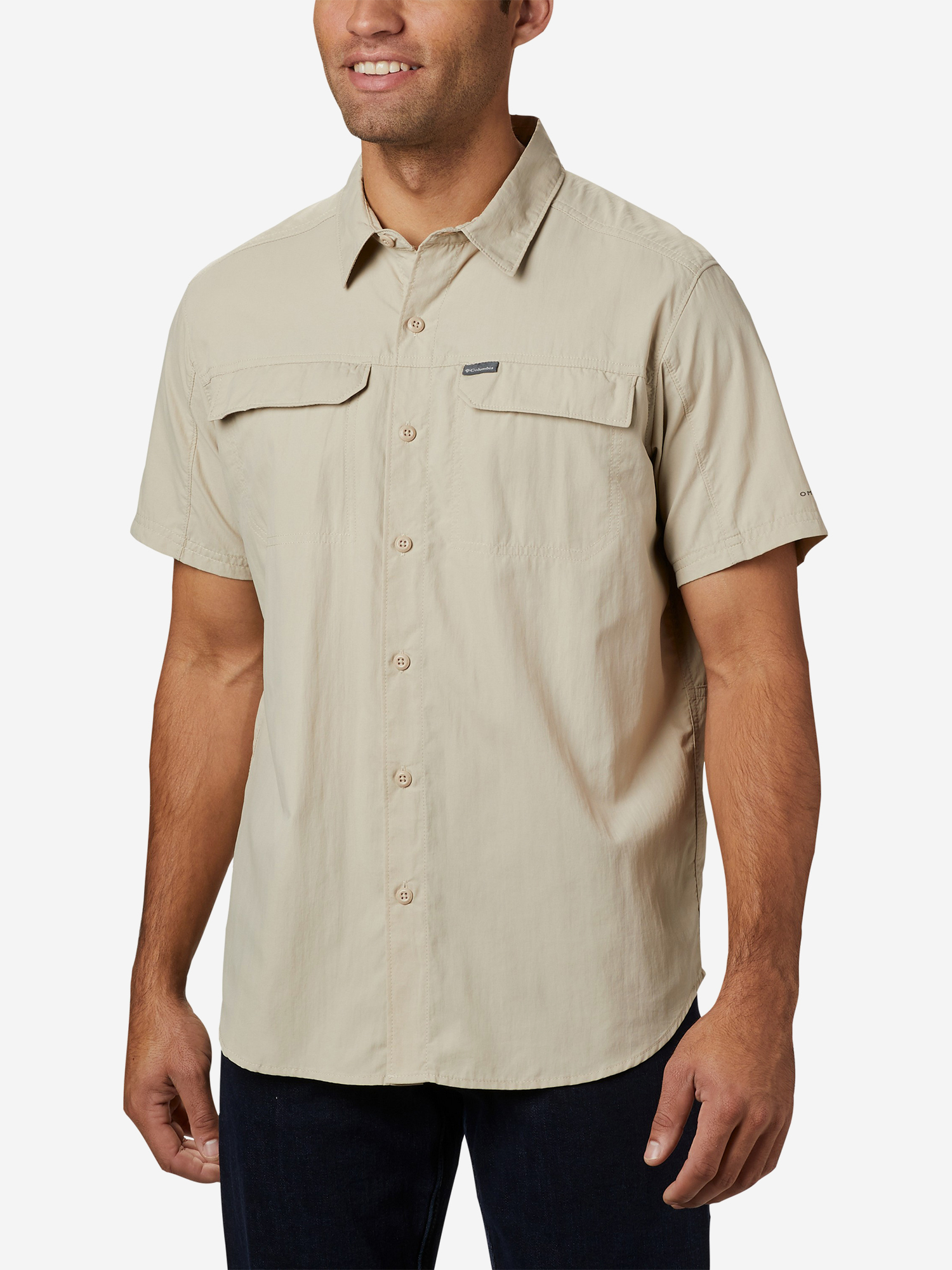 

Рубашка с коротким рукавом мужская Columbia Silver Ridge 2.0 Short Sleeve Shirt, Бежевый