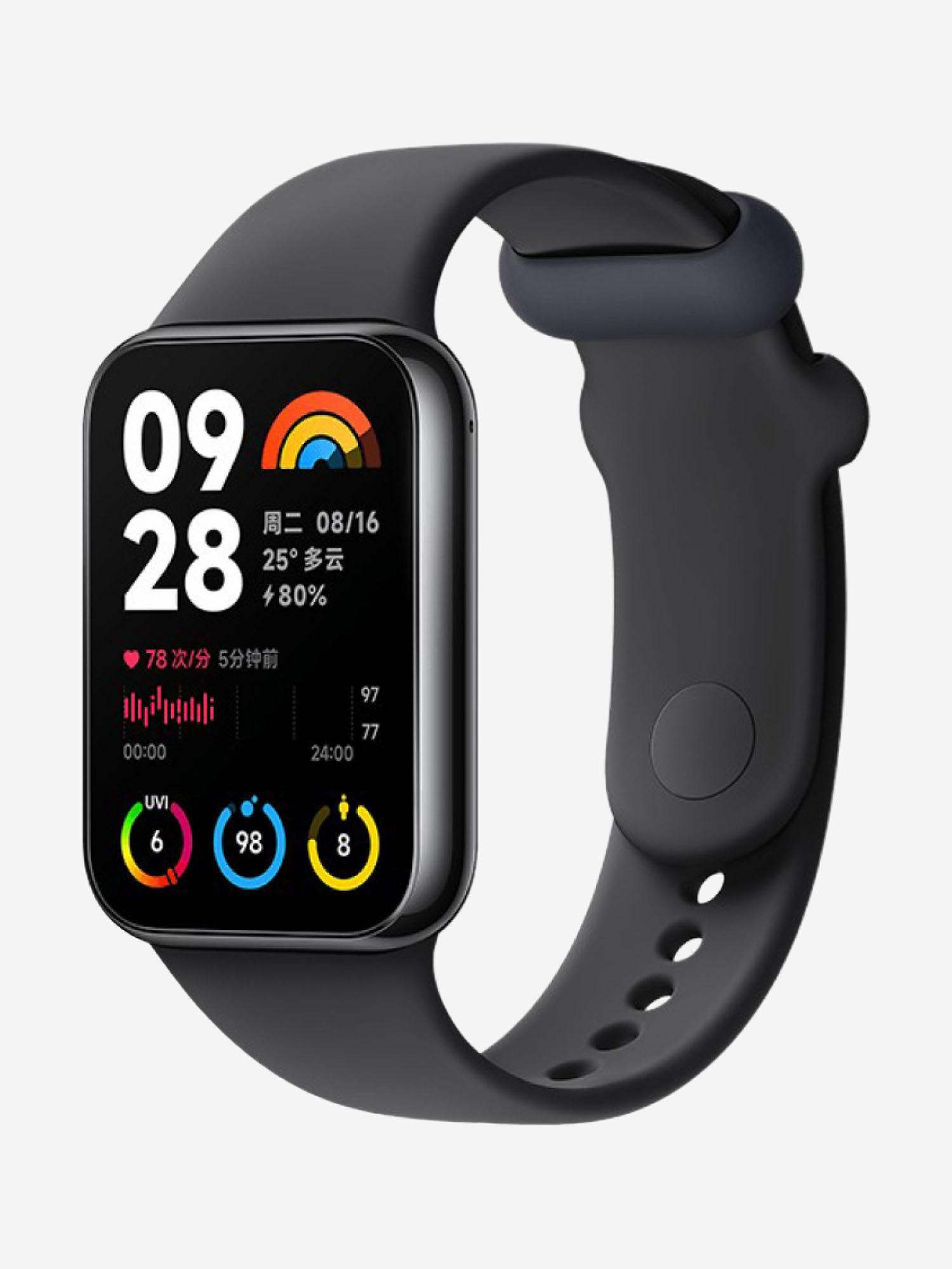 

Фитнес трекер Xiaomi Smart Band 8 Pro Black, Черный