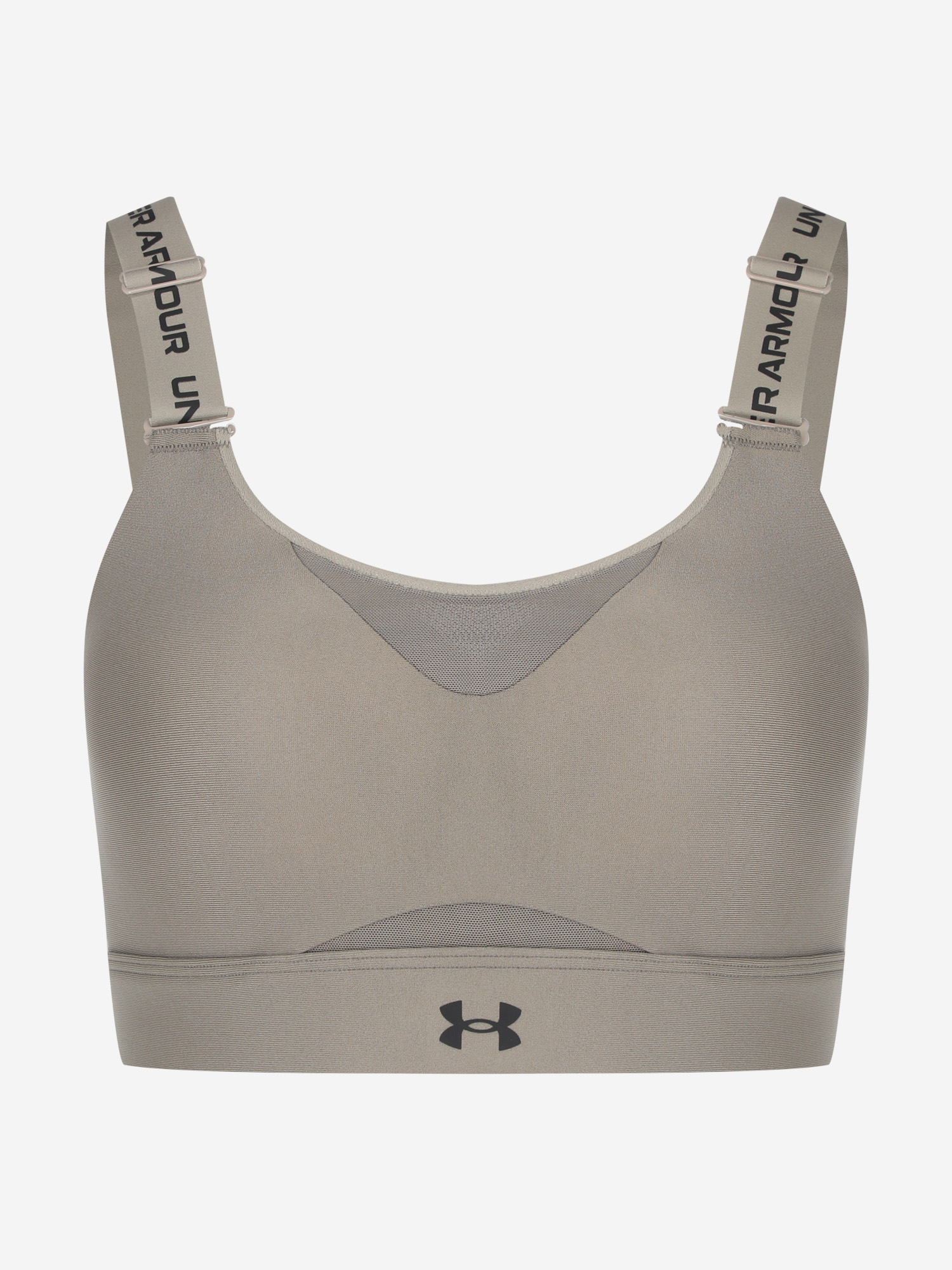 Спортивный топ бра Under Armour Infinity, Серый 1384112U0F-200, размер RUS 44-46 - фото 9