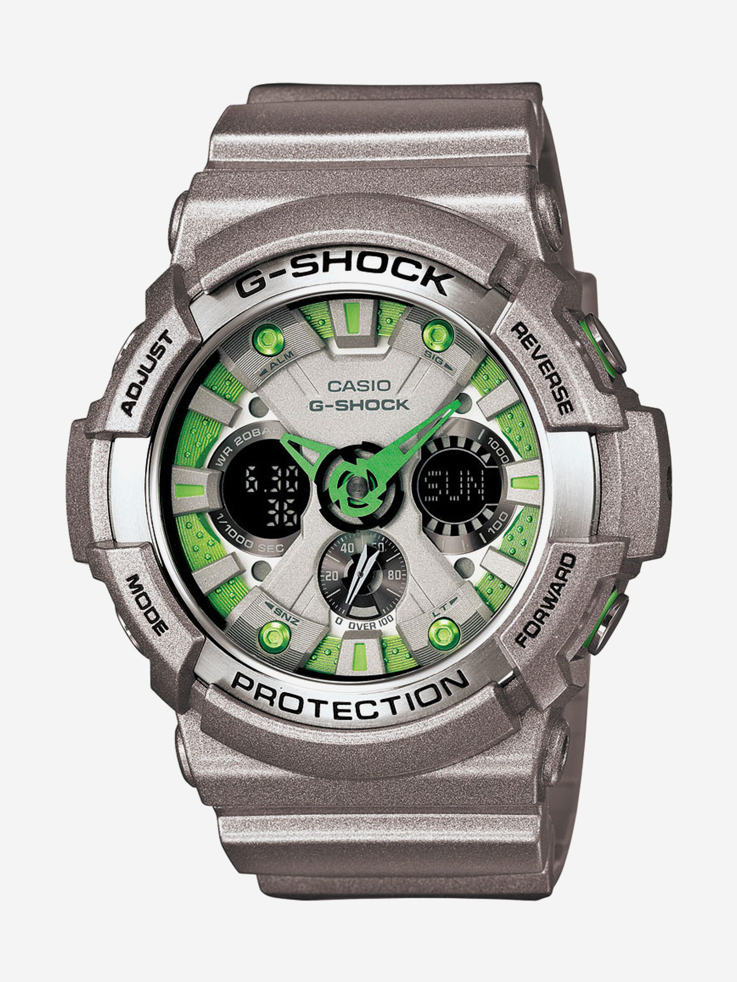 

Наручные часы Casio G-SHOCK GA-200SH-8A, Серебряный