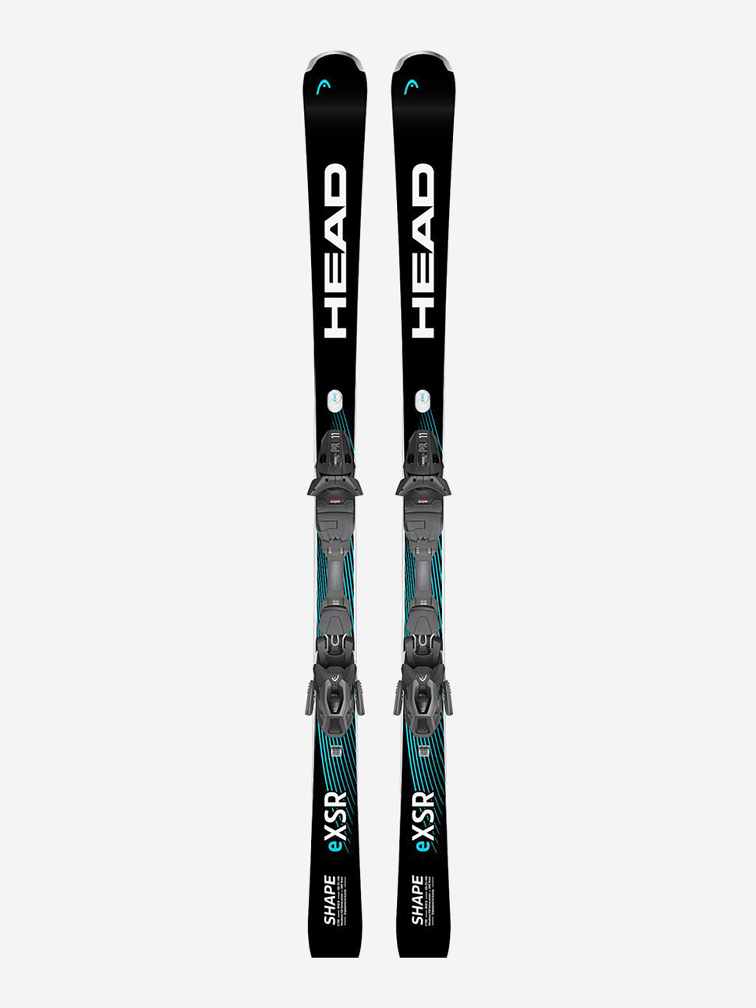 

Горные лыжи с креплениями Head Shape e.XSR LYT-PR + PR 11 GW Black-White 24/25, Черный