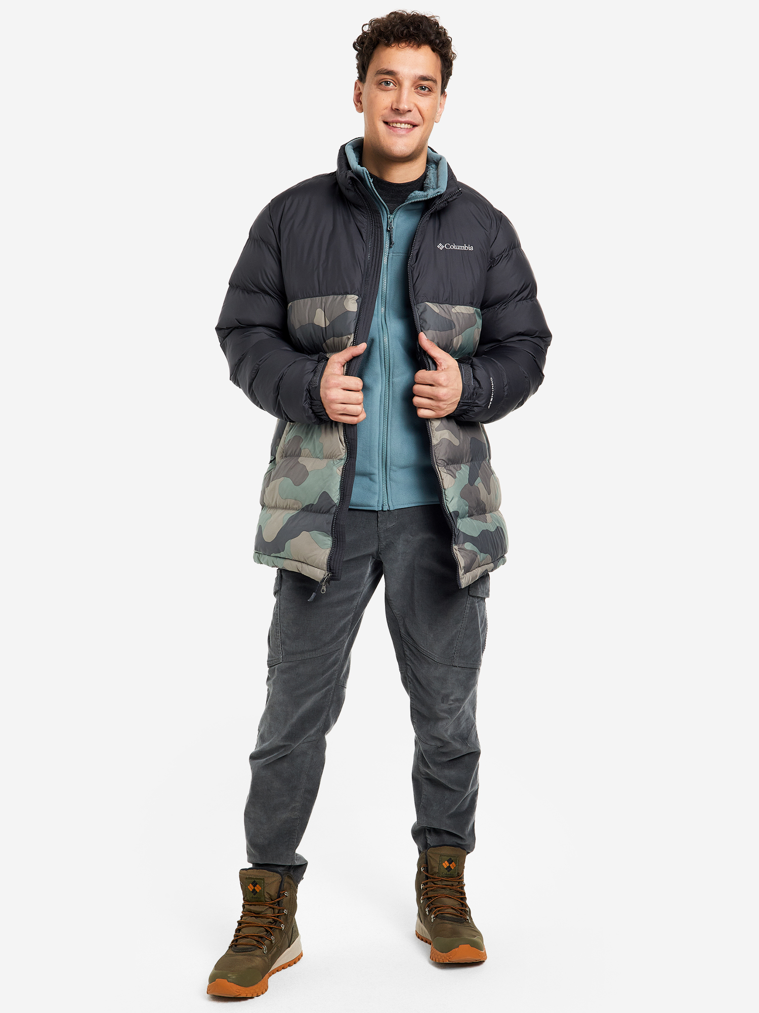 Куртка утепленная мужская Columbia Pike Lake Mid Jacket, Зеленый 2008401CLB-316, размер 46 - фото 3