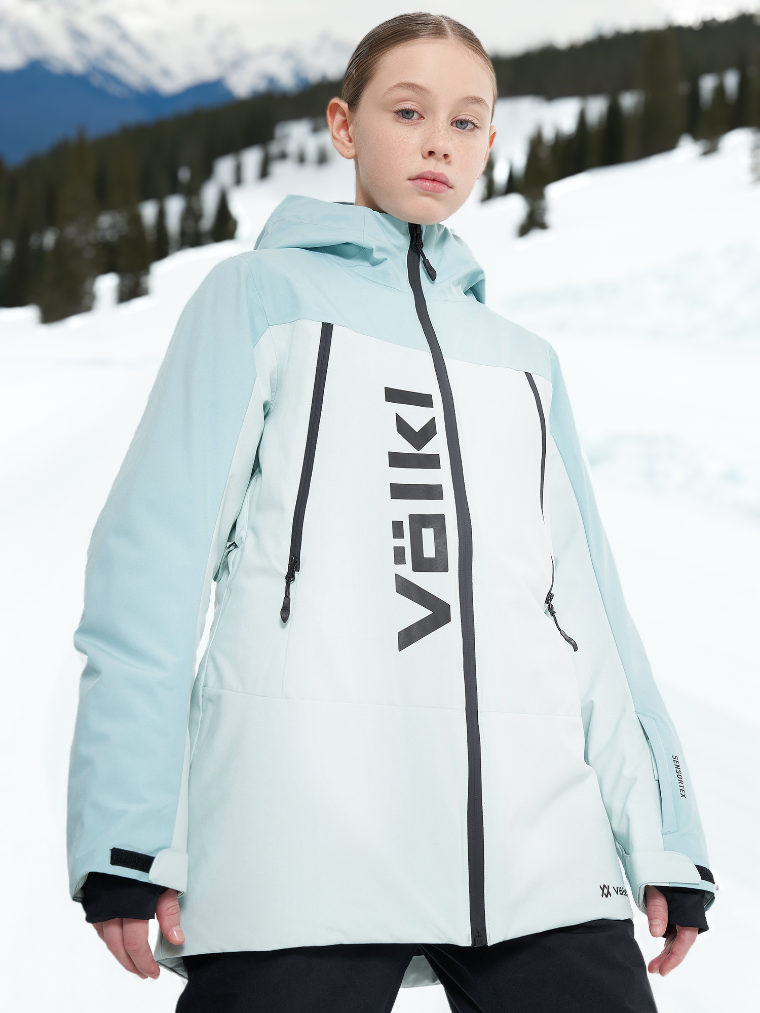 

Куртка утепленная для девочек Volkl, Голубой