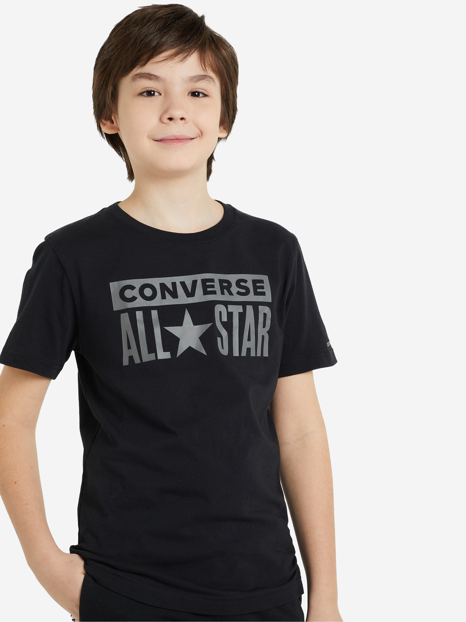 

Футболка для мальчиков Converse Dissected License, Черный