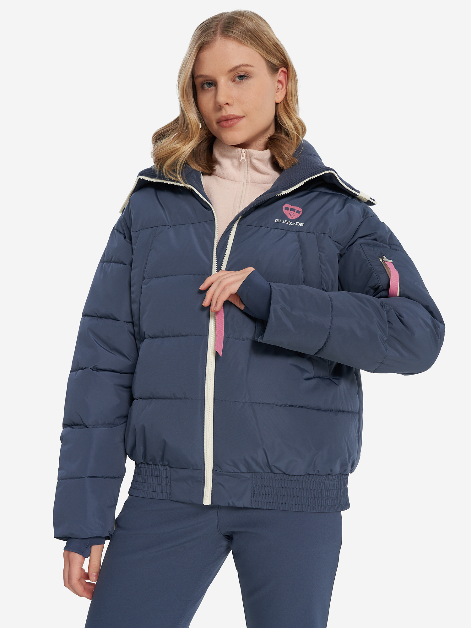 

Пуховик женский Glissade, Синий