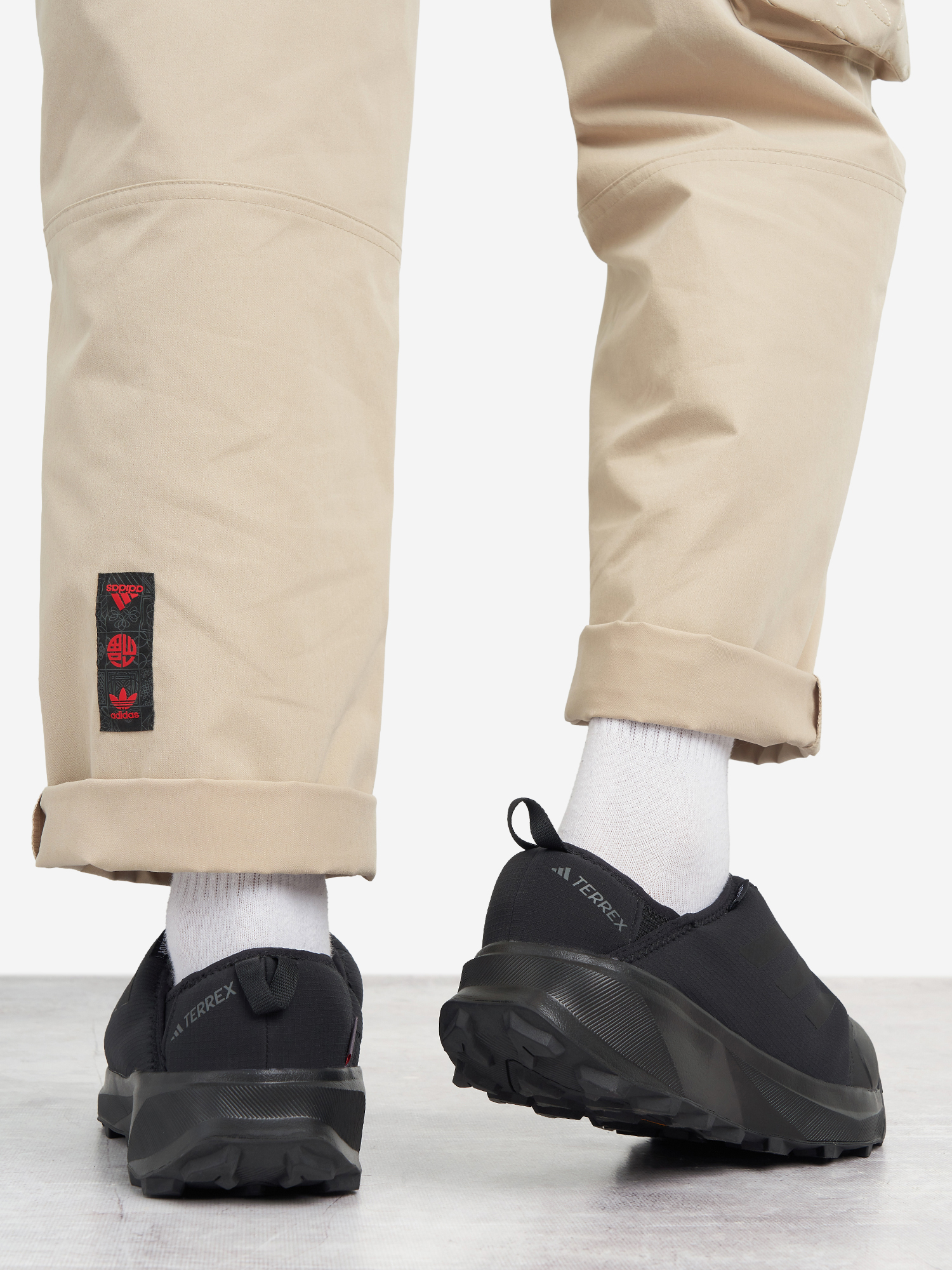 фото Полуботинки утепленные adidas terrex, черный