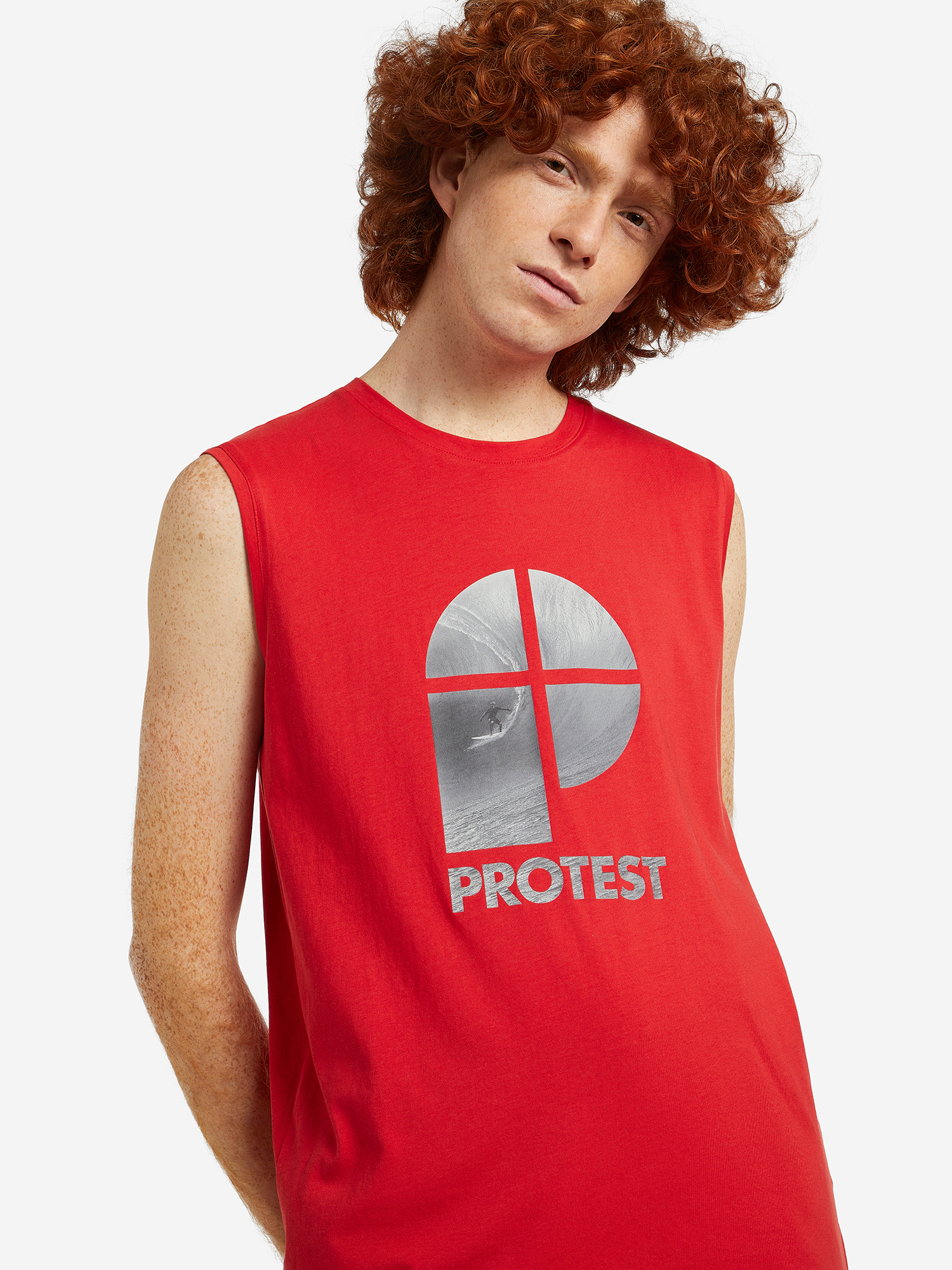 

Майка мужская Protest, Красный