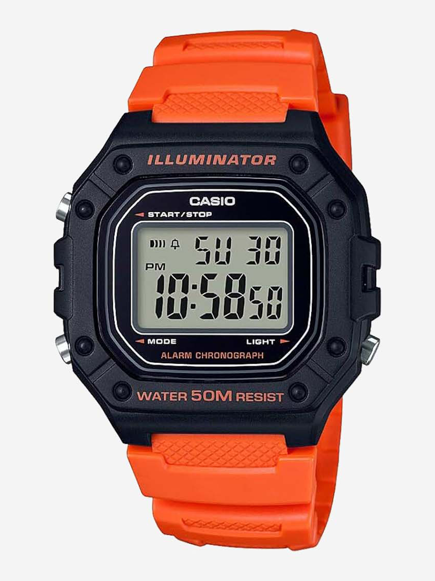 

Наручные часы Casio W-218H-4B2, Оранжевый