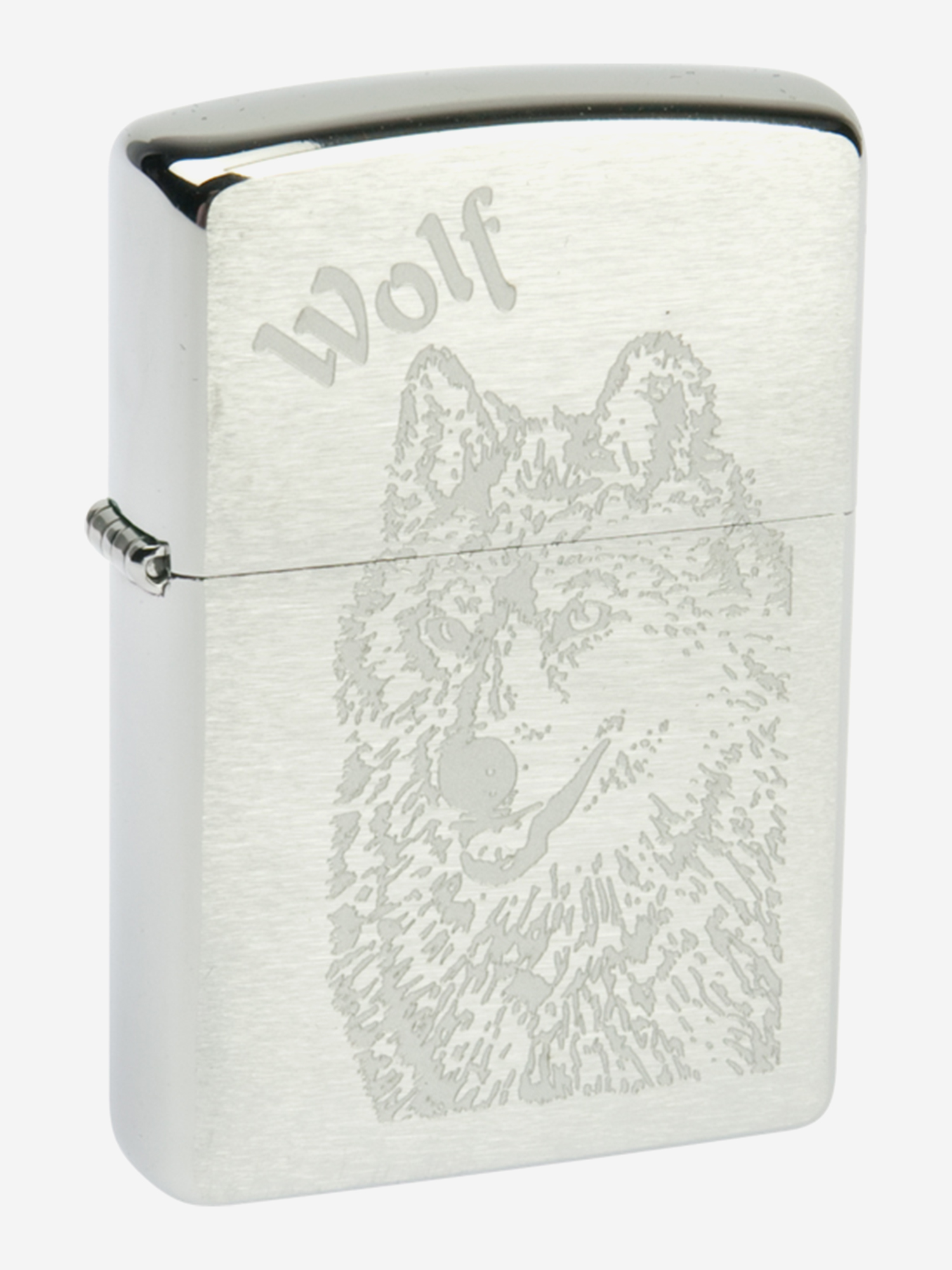 

Зажигалка бензиновая ZIPPO 200 Wolf, Серебряный