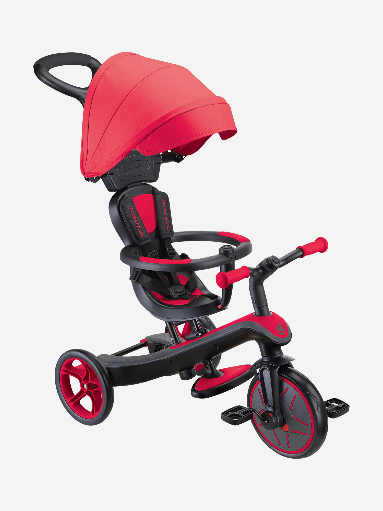 Изображение товара Детский трехколесный велосипед-беговел Globber TRIKE EXPLORER 4в1 Красный