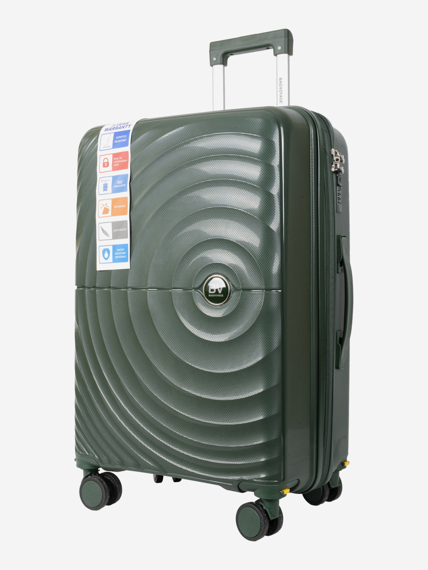Изображение товара Чемодан Bagvoyag средний из полипропилена с полиэстером для активного отдыха