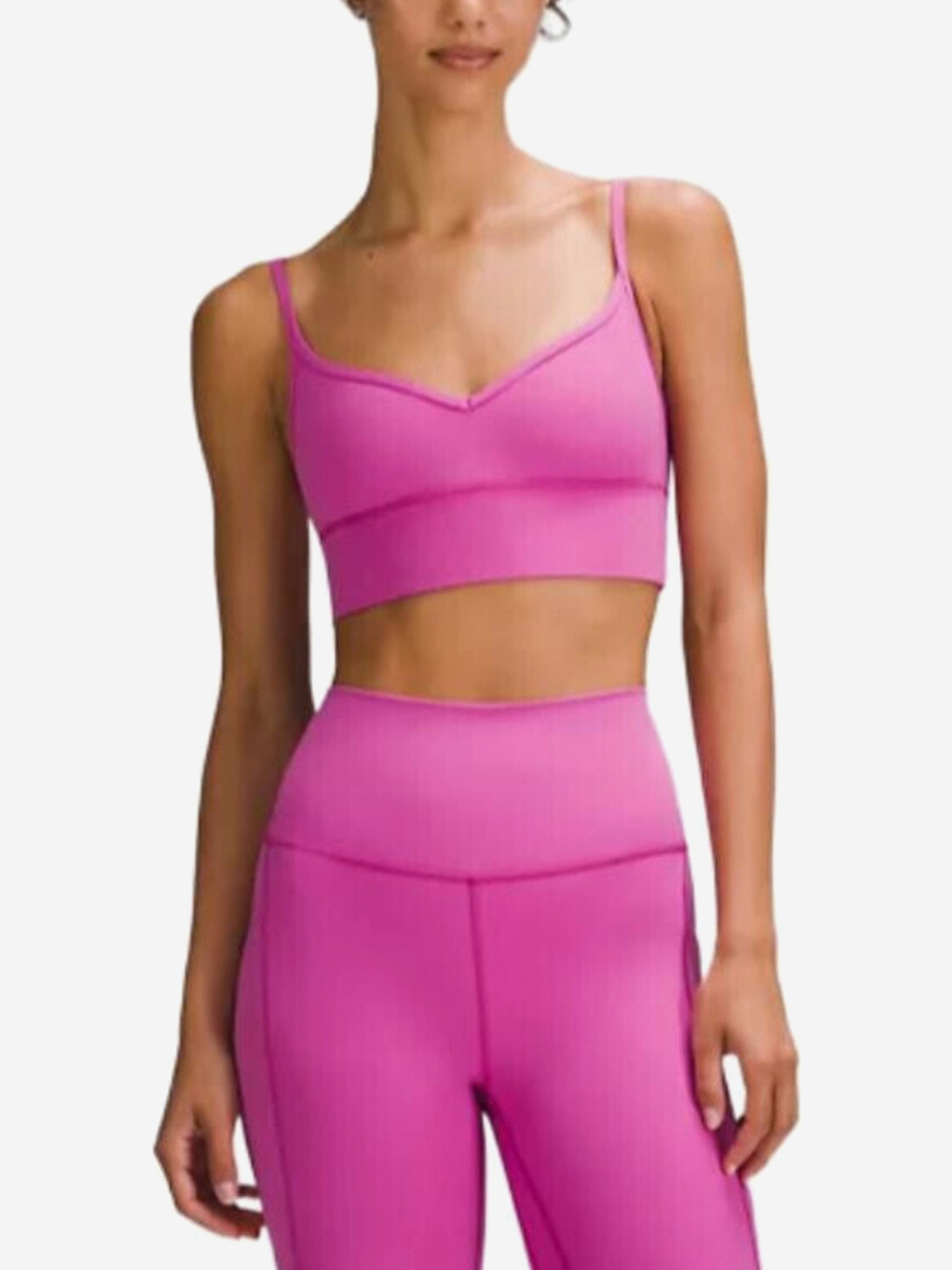 Изображение товара Женская спортивная футболка Lululemon Align розового цвета
