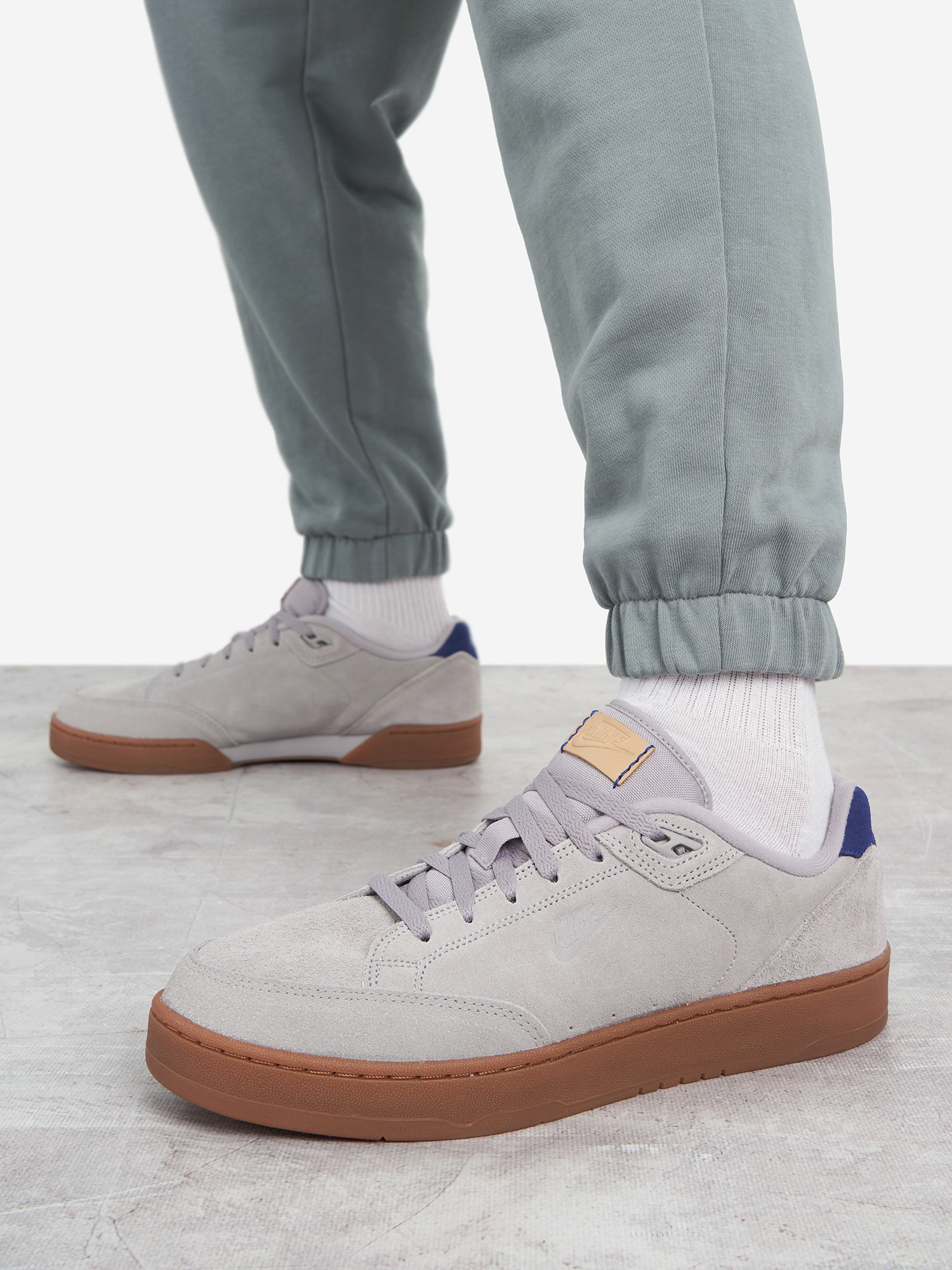 

Кеды мужские Nike Grandstand II Suede, Серый