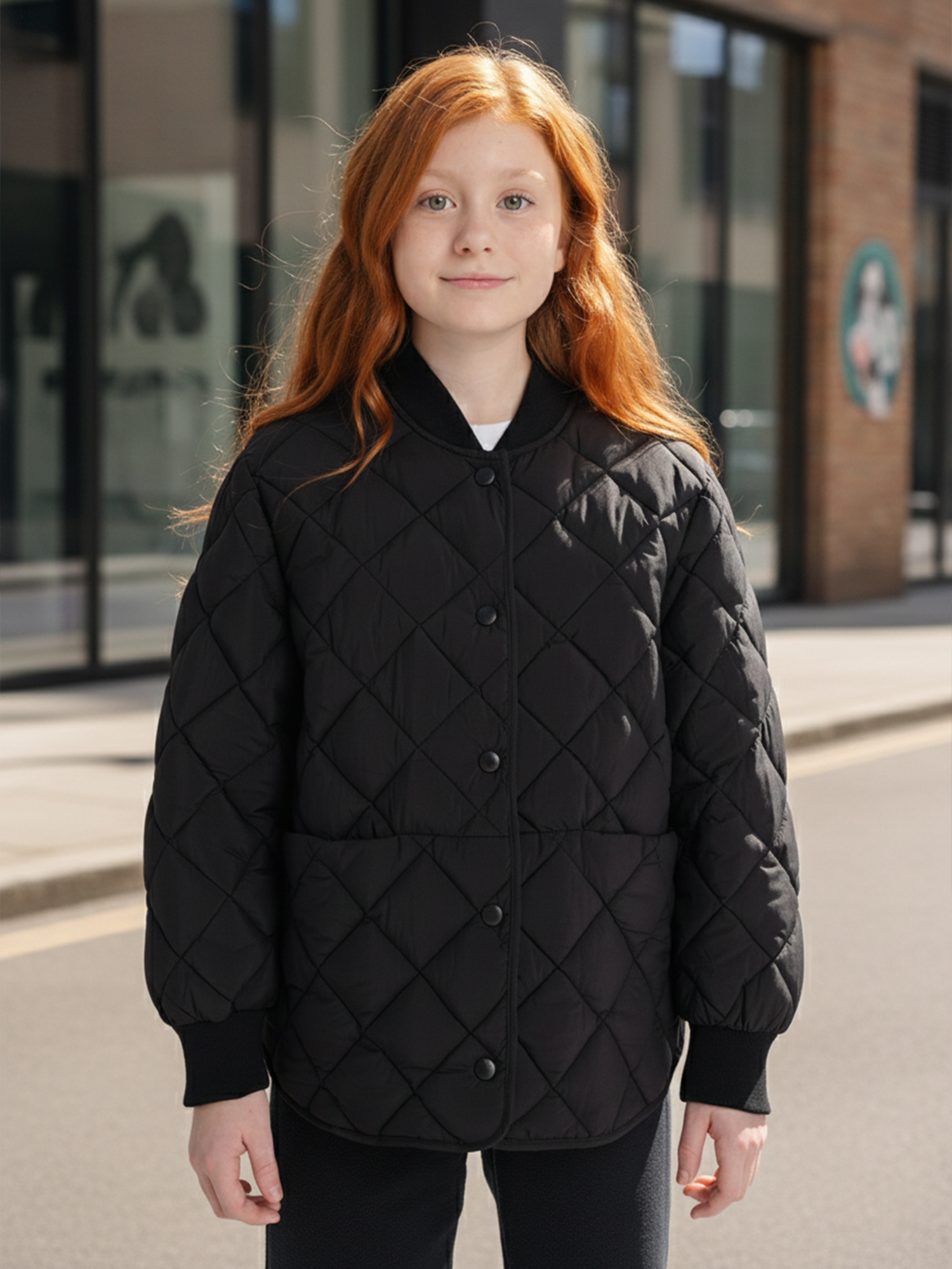 Изображение товара Куртка утепленная для девочек GSD JGAS25121-2G17-BLK