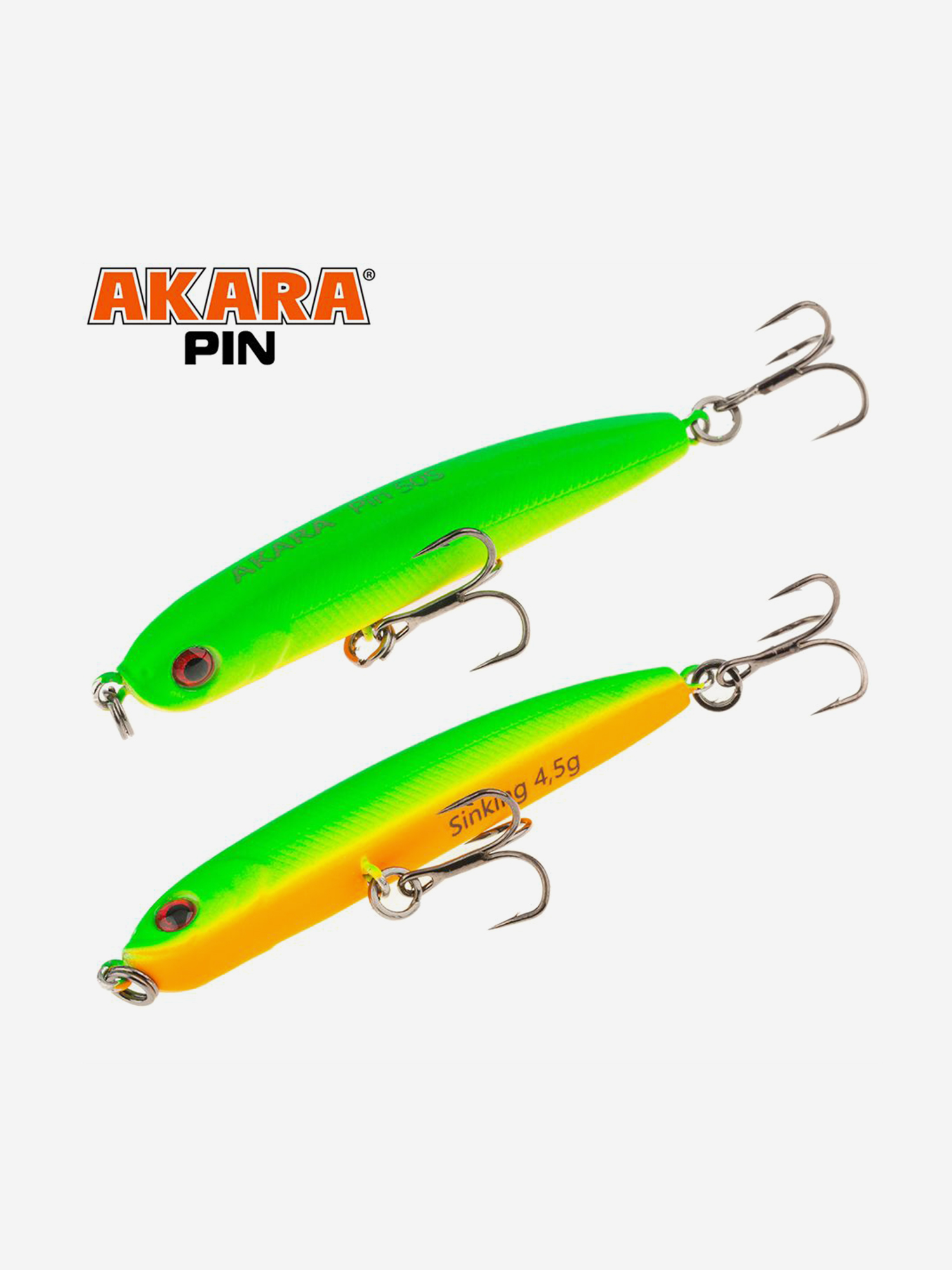 Изображение товара Воблер Akara Pin 50S тонущий для окуня и жереха, 4,5 г