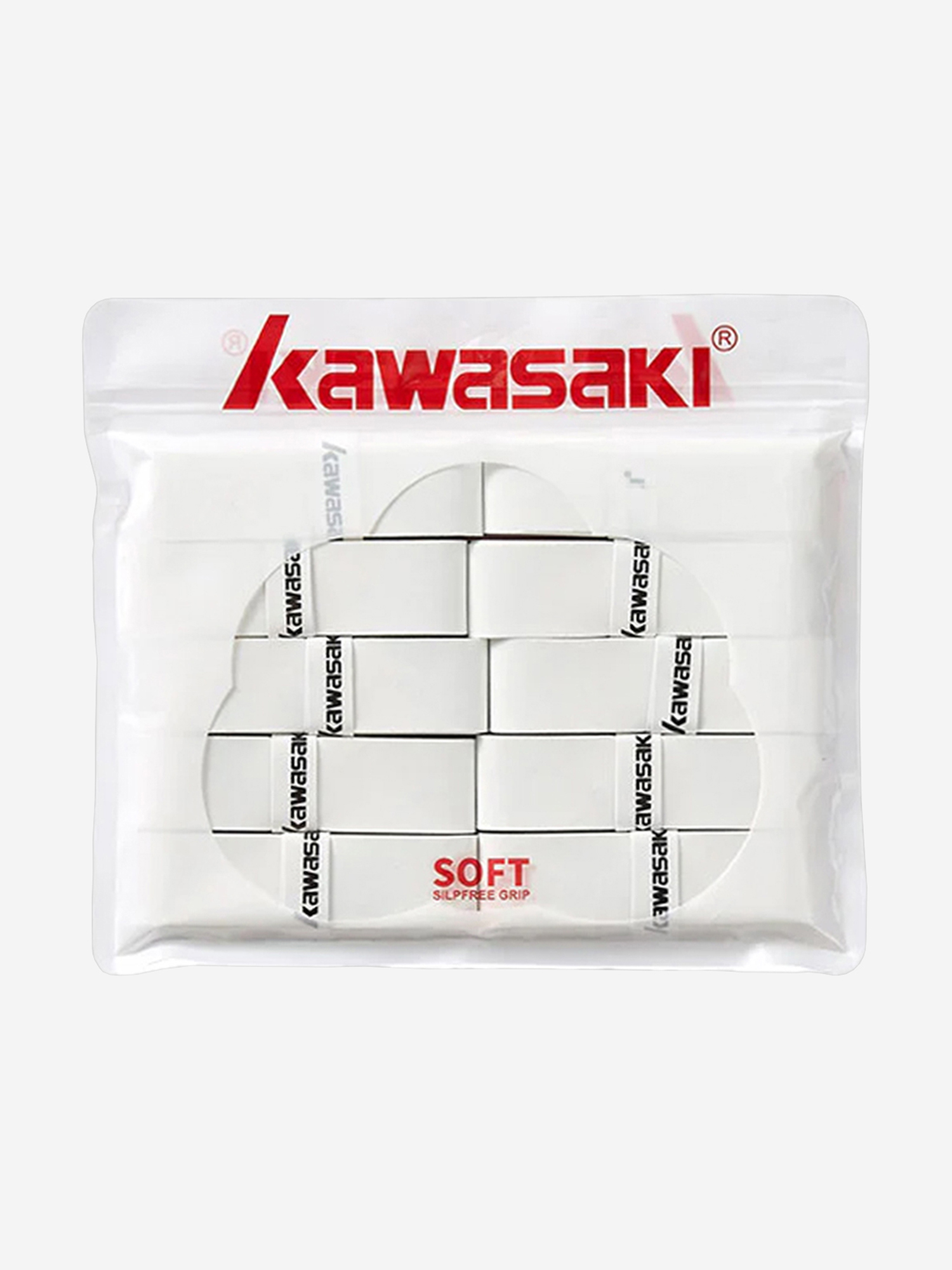 

Обмотка для ракеток Kawasaki 001 W, 10шт., Белый