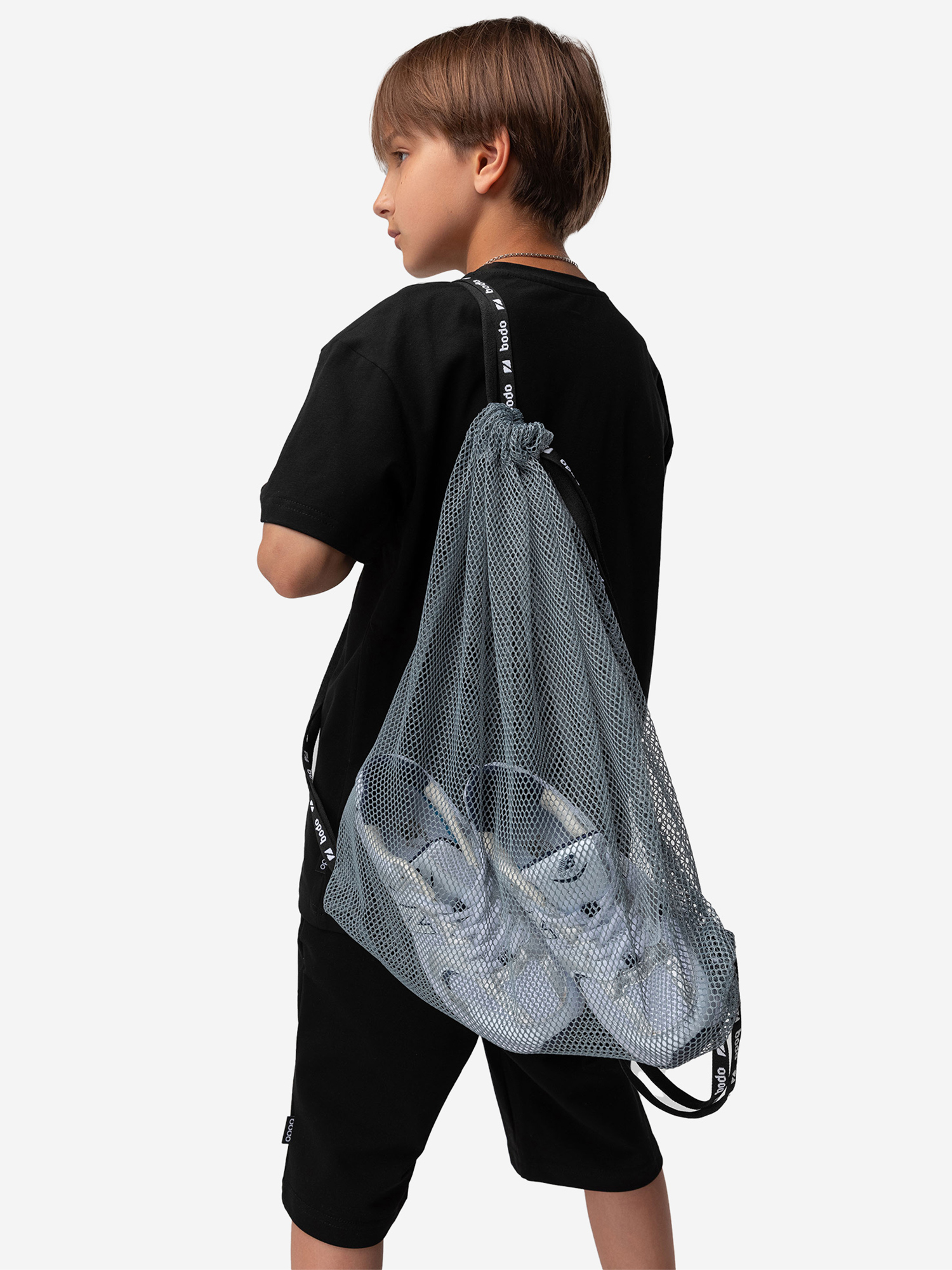 Изображение товара Мешок для обуви bodo для детей водоотталкивающий легкий стильный 43x38 см