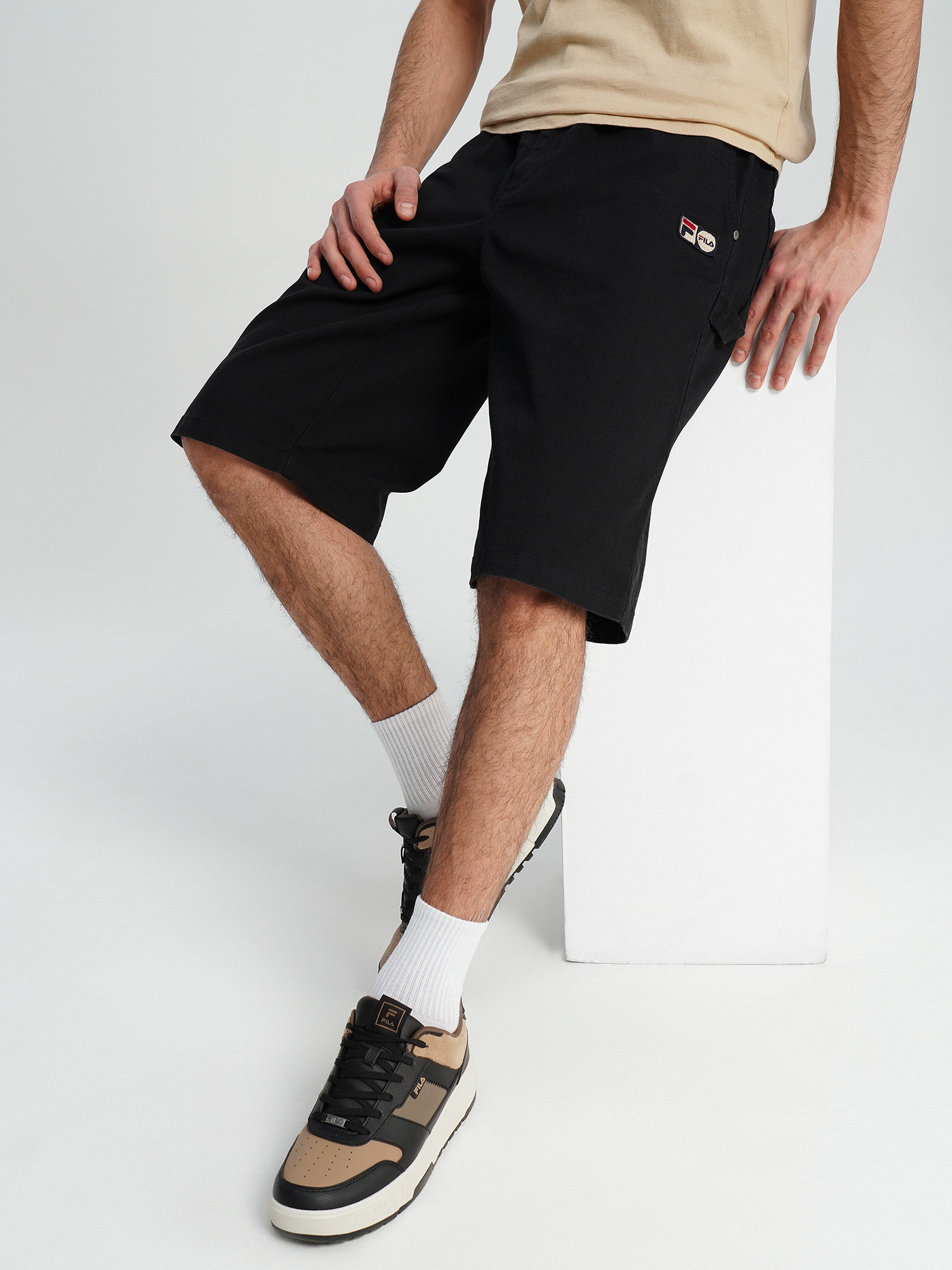 Шорты мужские FILA, черный, арт. 141303FLA-99