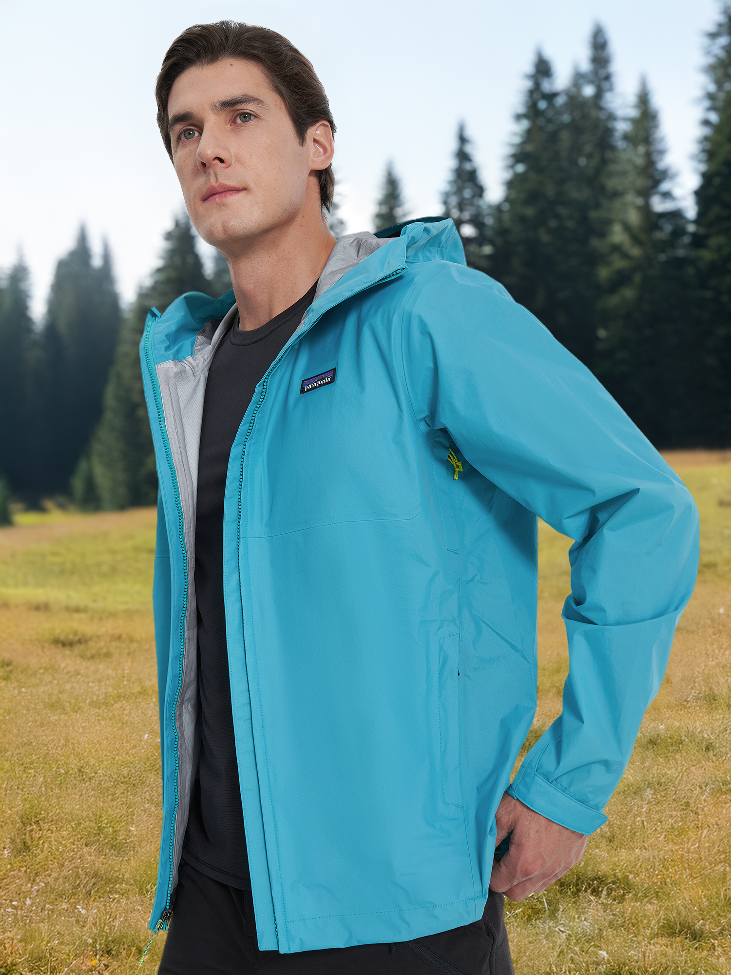 

Куртка мембранная мужская Patagonia Torrentshell, Голубой