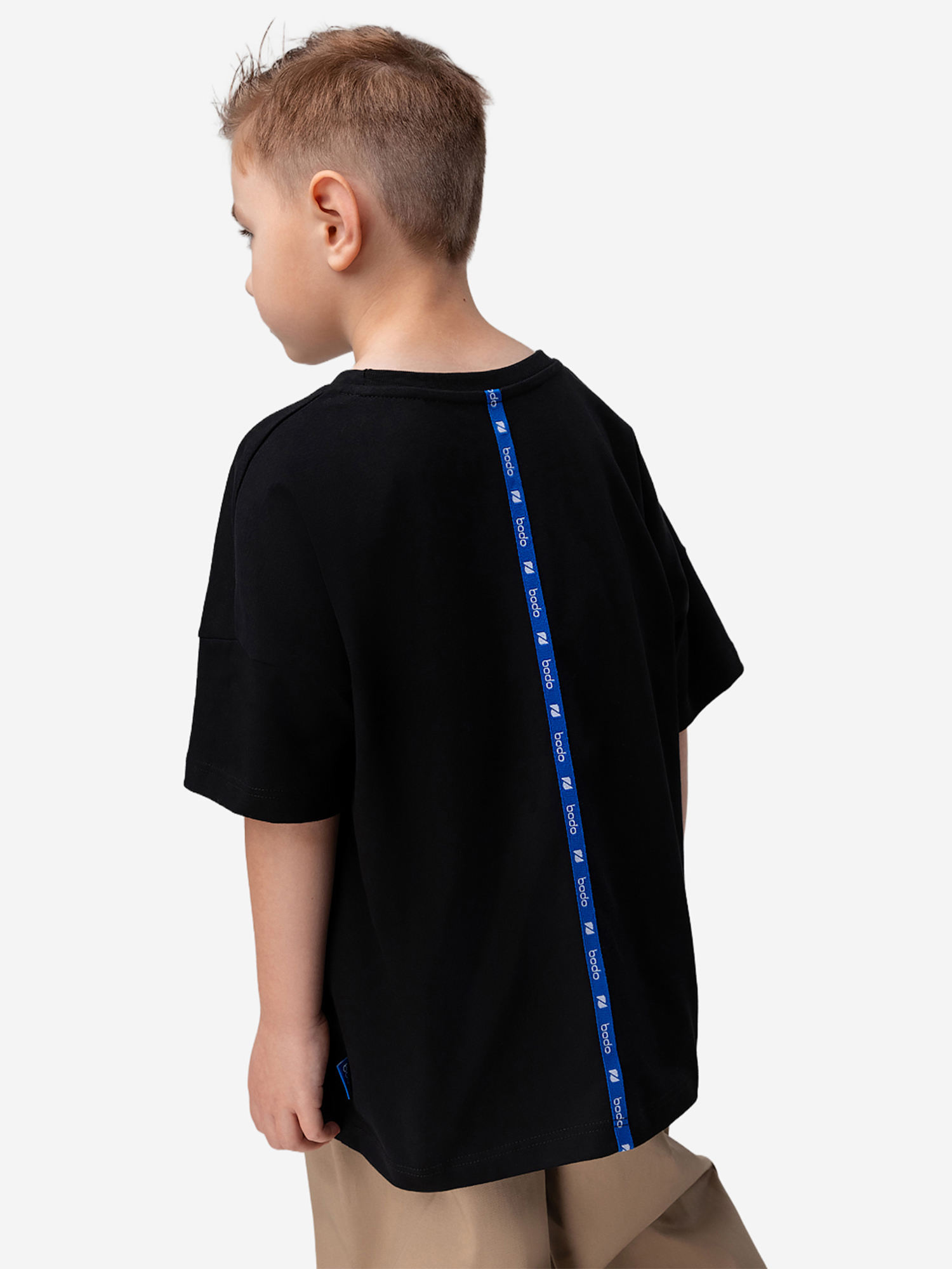 Изображение товара Футболка bodo для детей спорт лето всесезонный полоска натуральный материал
