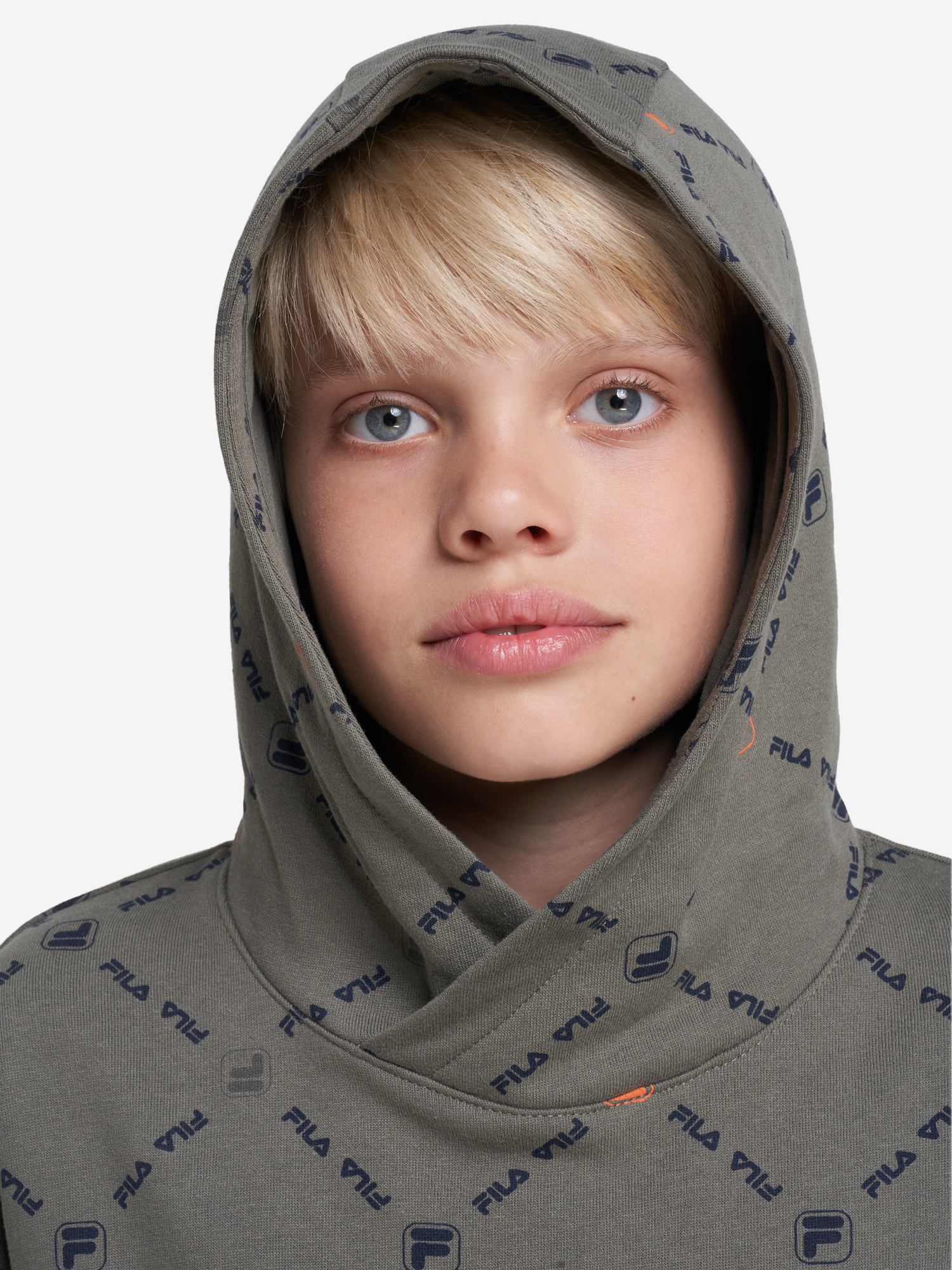 фото Худи для мальчиков fila, зеленый