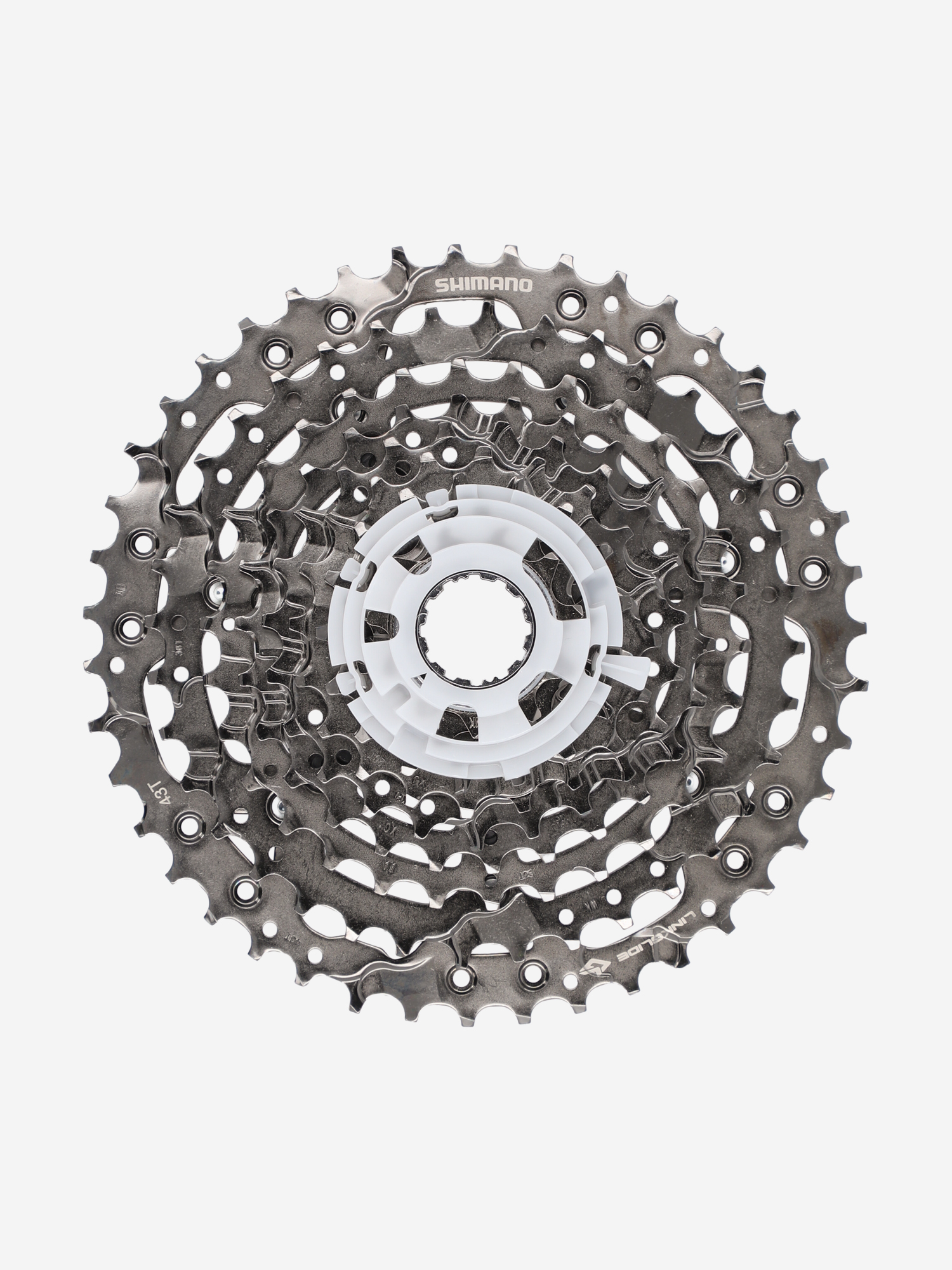 Кассета велосипедная Shimano CS-LG400-10, 10 скоростей, Серебряный