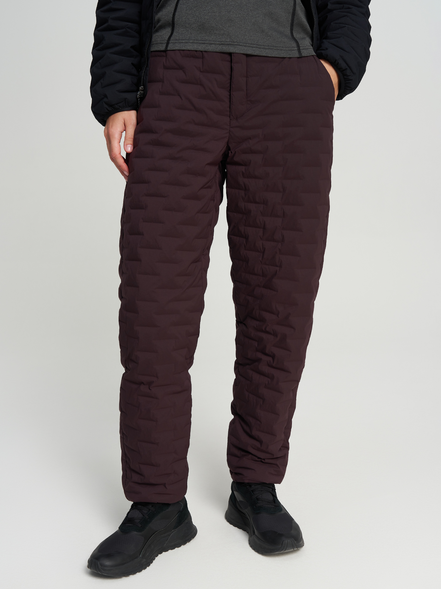 Брюки утепленные женские Mountain Hardwear Stretchdown Light Pant, Коричневый