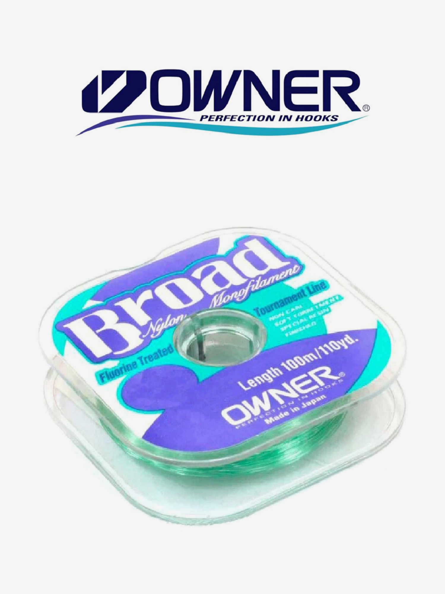 Изображение товара Owner Broad 0. 30 мм, 8. 4 кг, 100 м - монофильная леска для хищника Изображение товара Owner Broad 0. 30 мм, 8. 4 кг, 100 м - монофильная леска для хищника