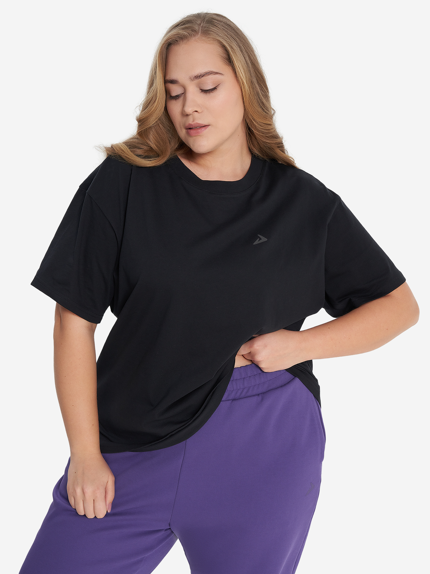 

Футболка женская Demix, Plus Size, Черный