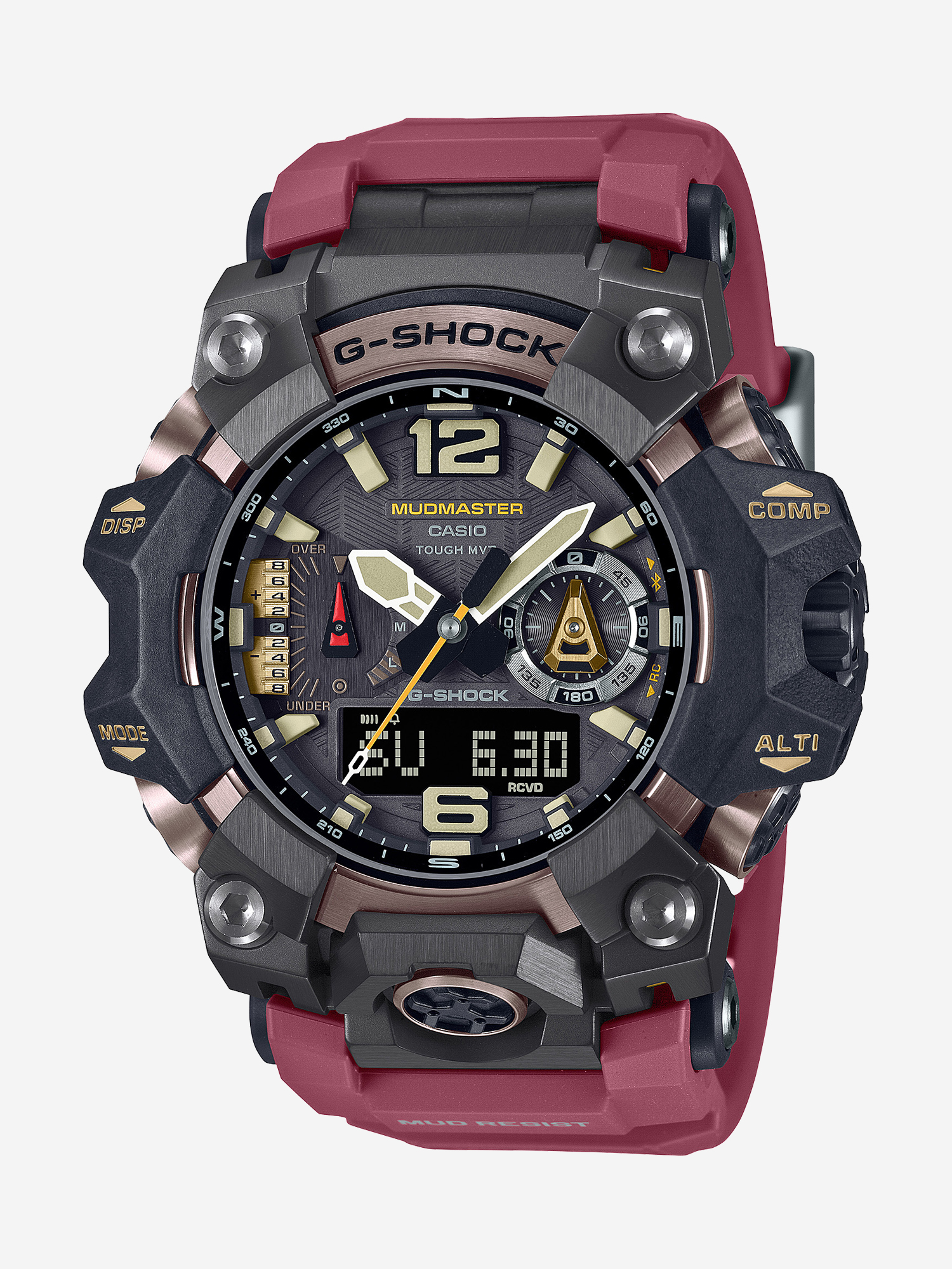 Изображение товара Спортивные часы CASIO G-SHOCK GWG-B1000-1A4, Черный-бардовый