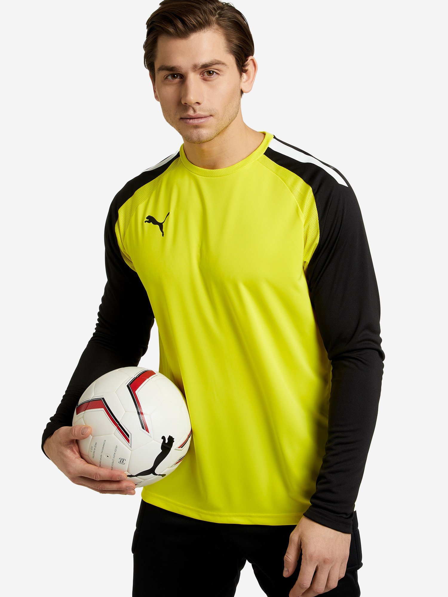 

Футболка вратарская мужская PUMA teamPACER, Желтый