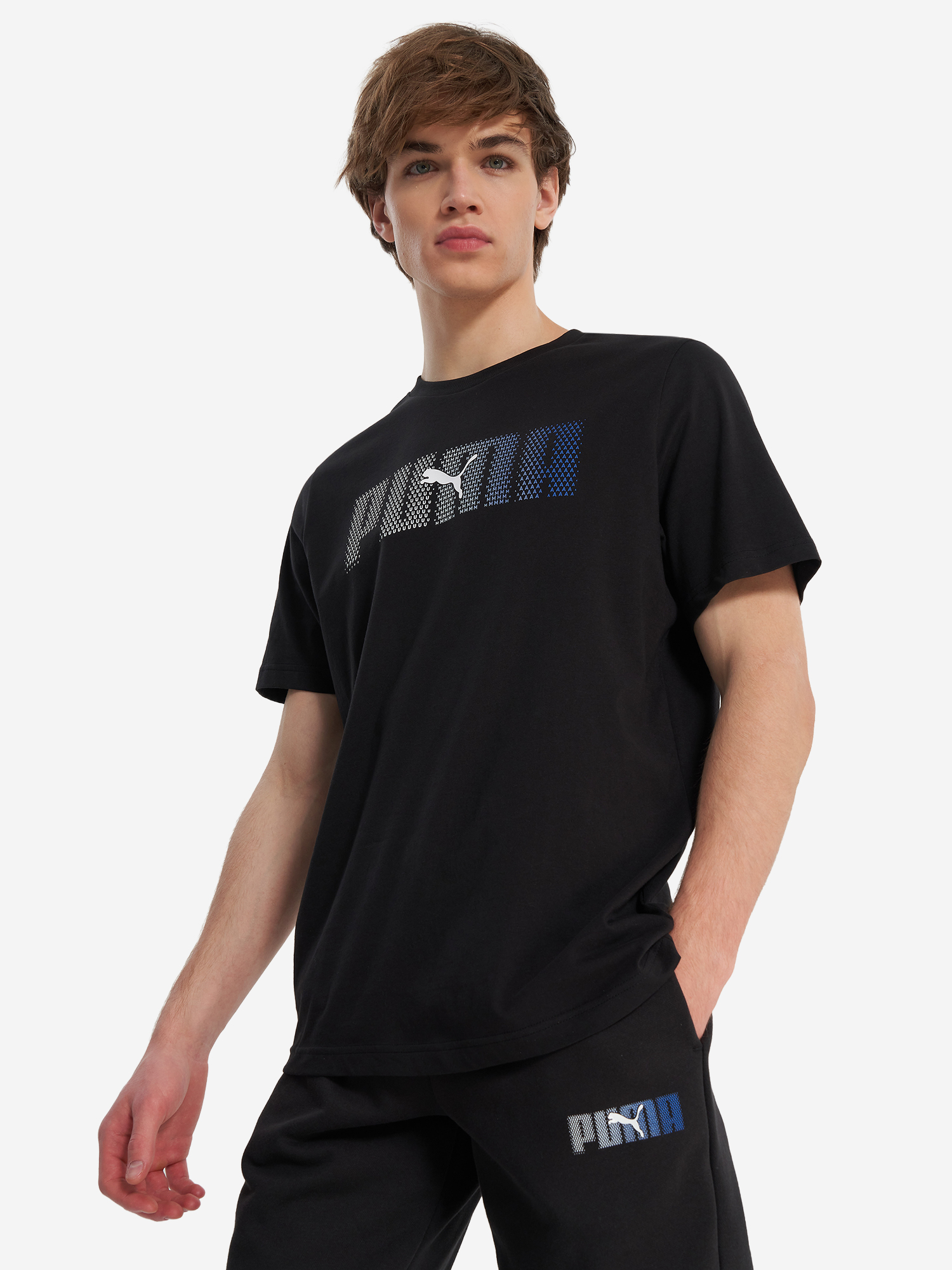 Футболка PUMA Ess Logo Lab, черный, арт. 688184p0p-01