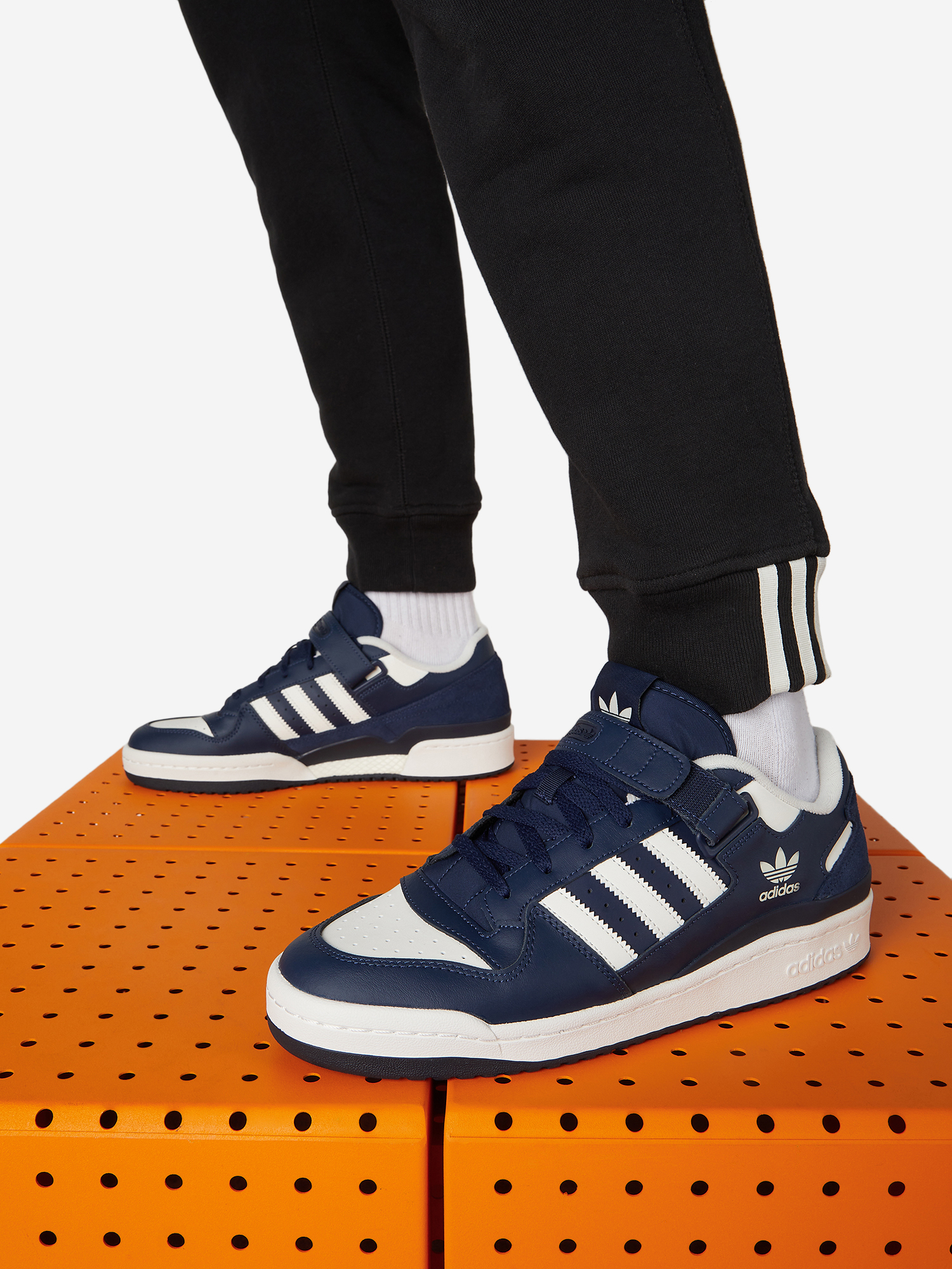 Кеды мужские adidas Forum Low, Синий брюки спортивные мужские adidas beckenbauer track pants синий