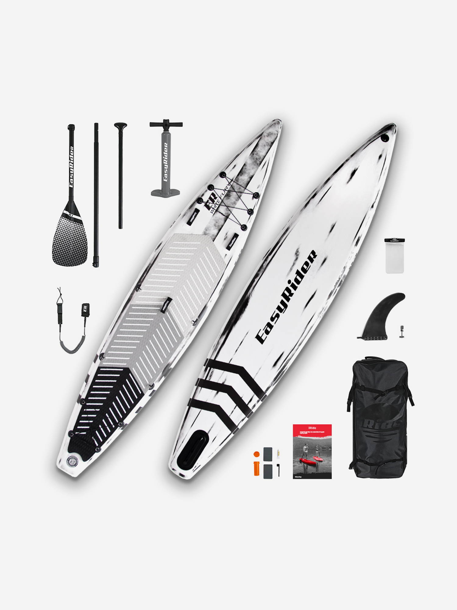 

SUP Easy Rider White Fury 12'6 (76), Белый