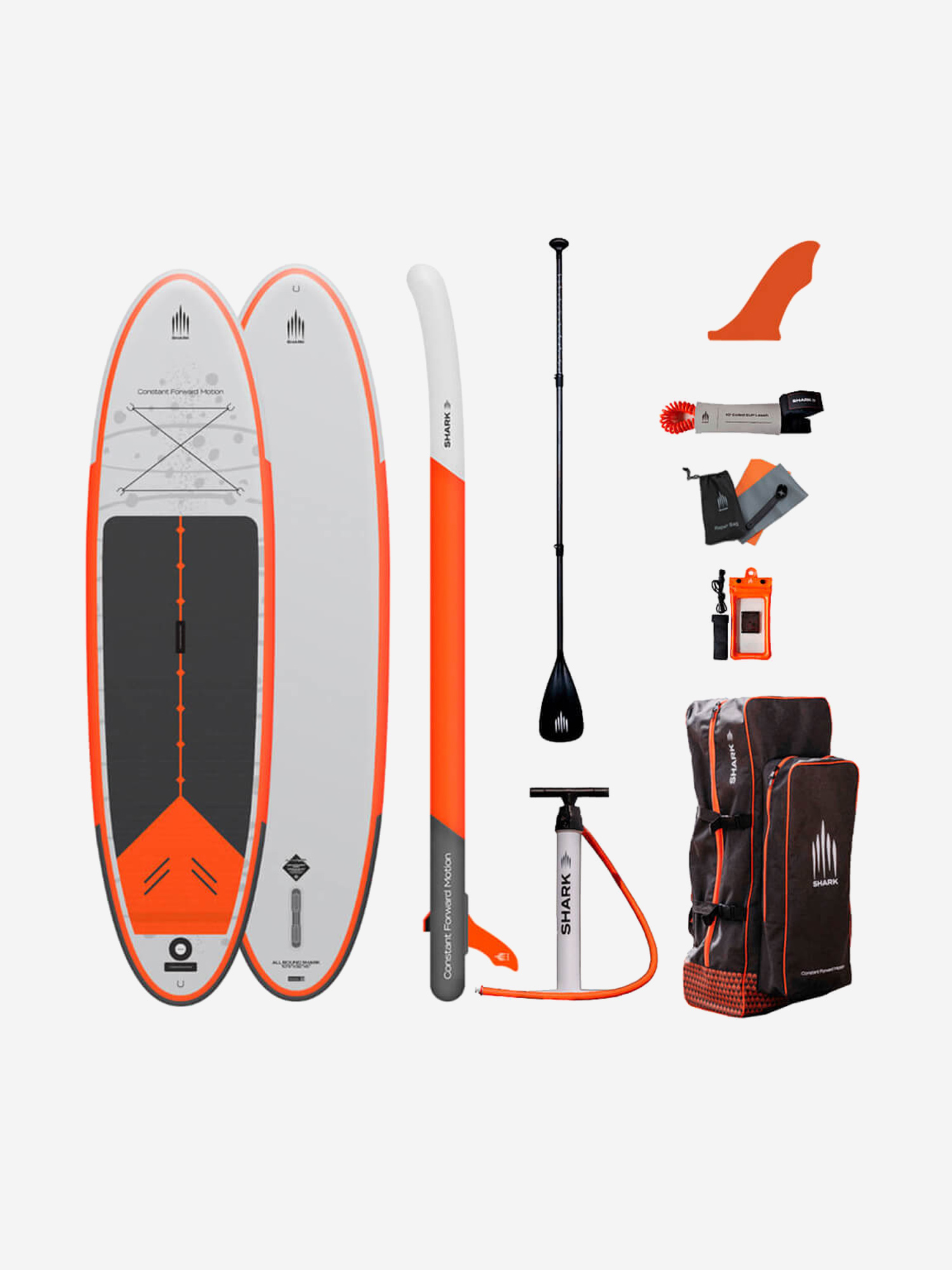 

Доска SUP надувная комплект Shark All-Round Ride 10'6", Белый