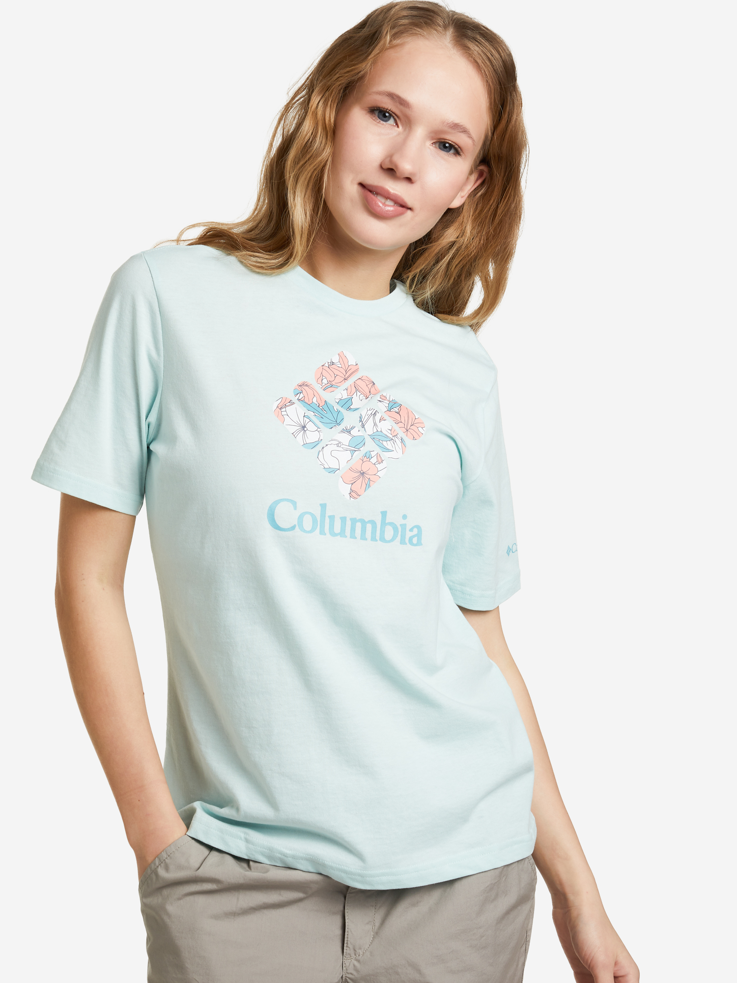 

Футболка женская Columbia Timber Point Graphic Tee, Зеленый