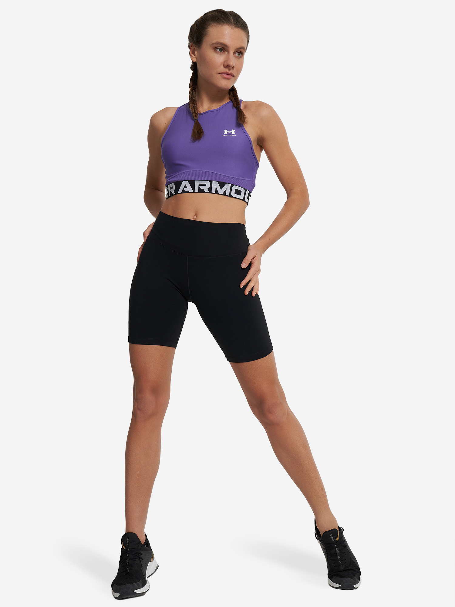 фото Майка женская under armour, фиолетовый